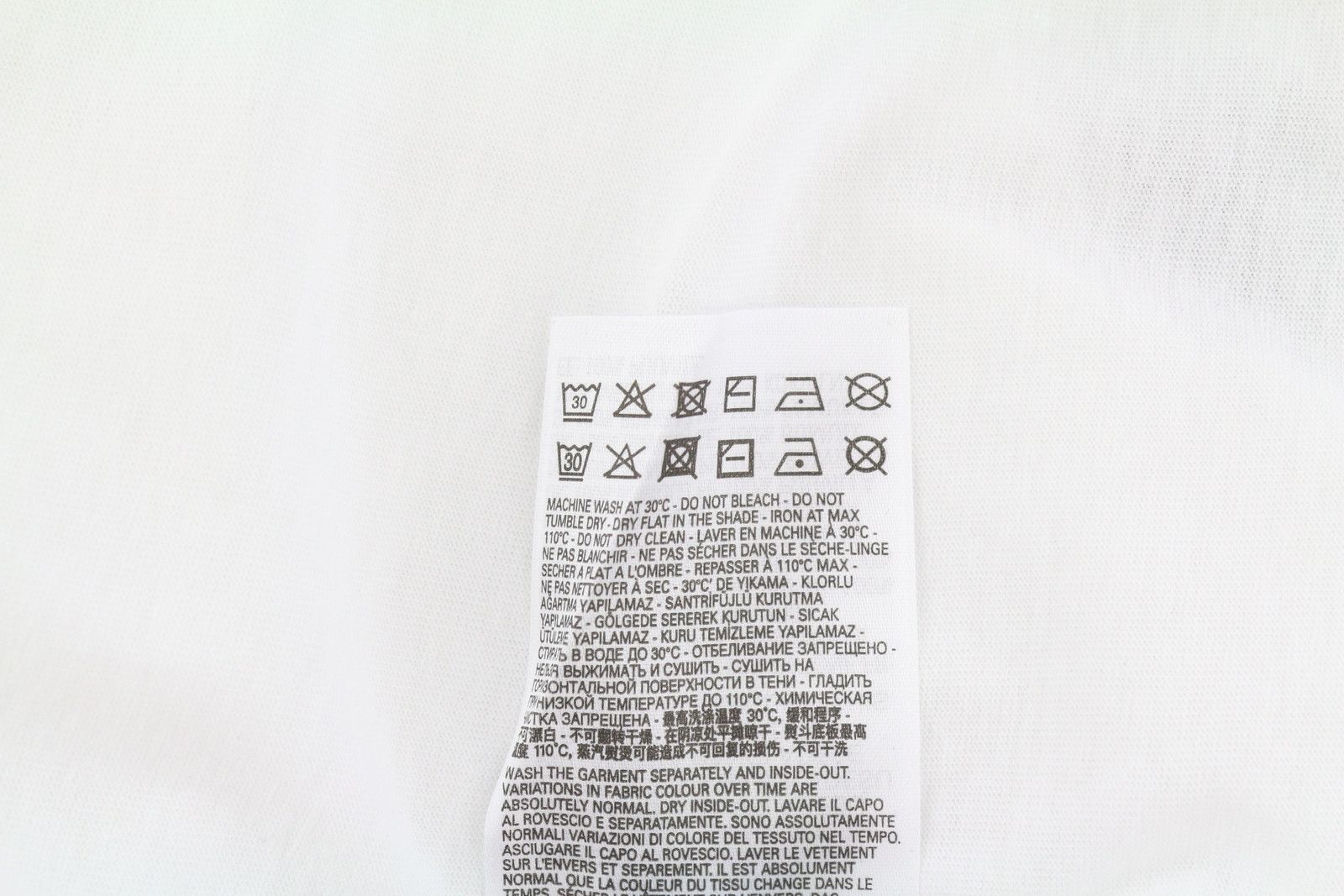 Diesel T-DIEGOS-LS-K27 XL White Cotton Tricot T-Shirt 40993 Size US XL / EU 56 / 4 - 9 Thumbnail
