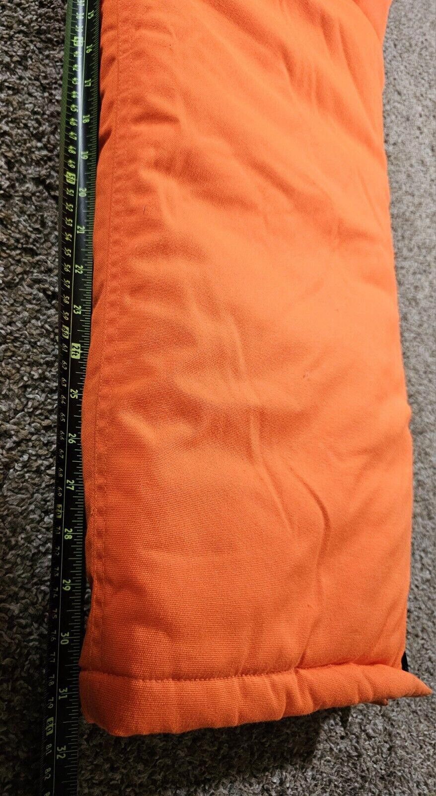 Designer Insulated Bib Overalls 3X Blaze Orange Hunt Mount'n Prairie Size ONE SIZE - 7 Thumbnail