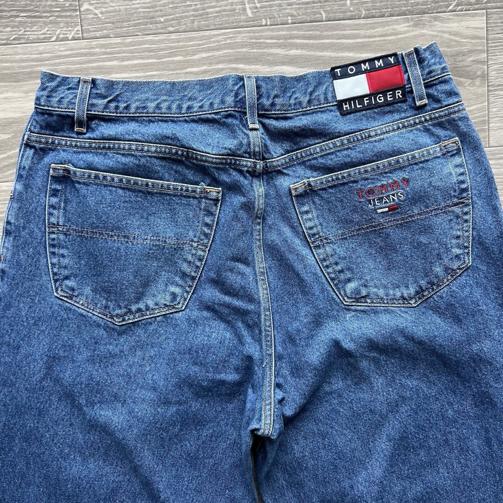 Tommy Hilfiger Vintage Y2k Tommy Hilfiger Jeans Mens 36x34 Baggy Relaxed Size US 36 / EU 52 - 3 Thumbnail