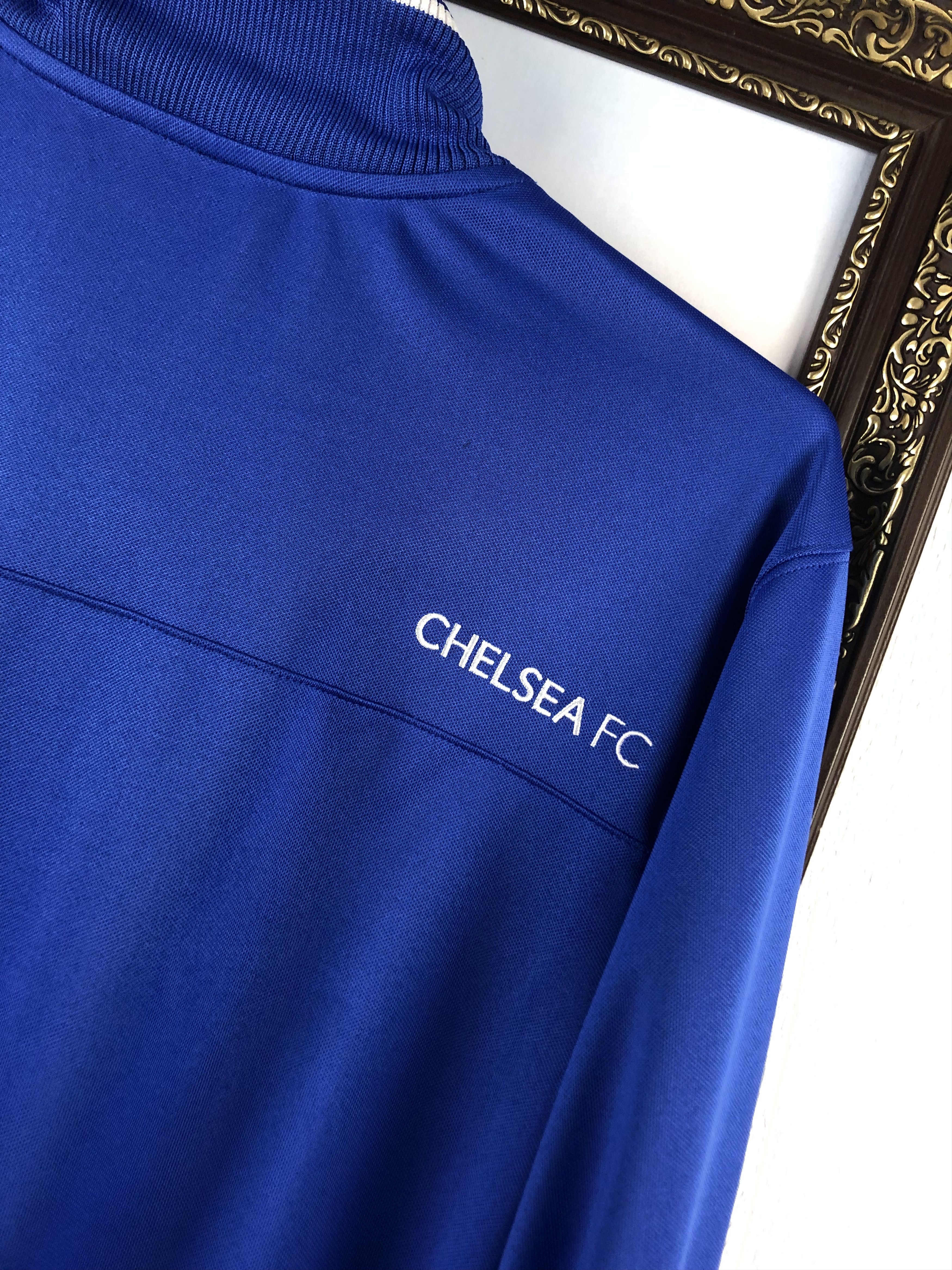 Adidas Vintage Adidas Chelsea Football Jacket Soccer Track Top Zip Size US M / EU 48-50 / 2 - 16 Thumbnail