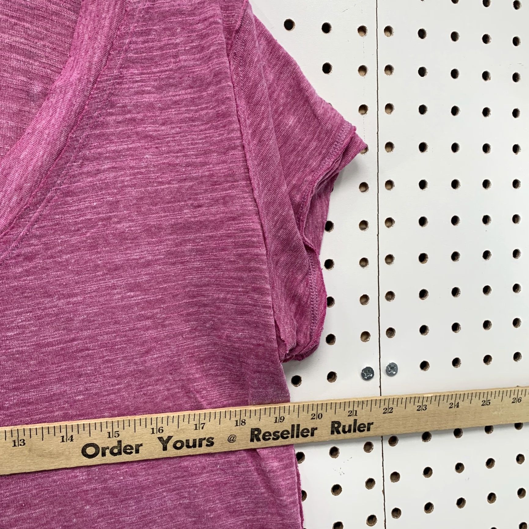 Vintage We The Free Womens Small Purple Distressed Syle Short Sleeve Top Shirt Size S / US 4 / IT 40 - 4 Thumbnail