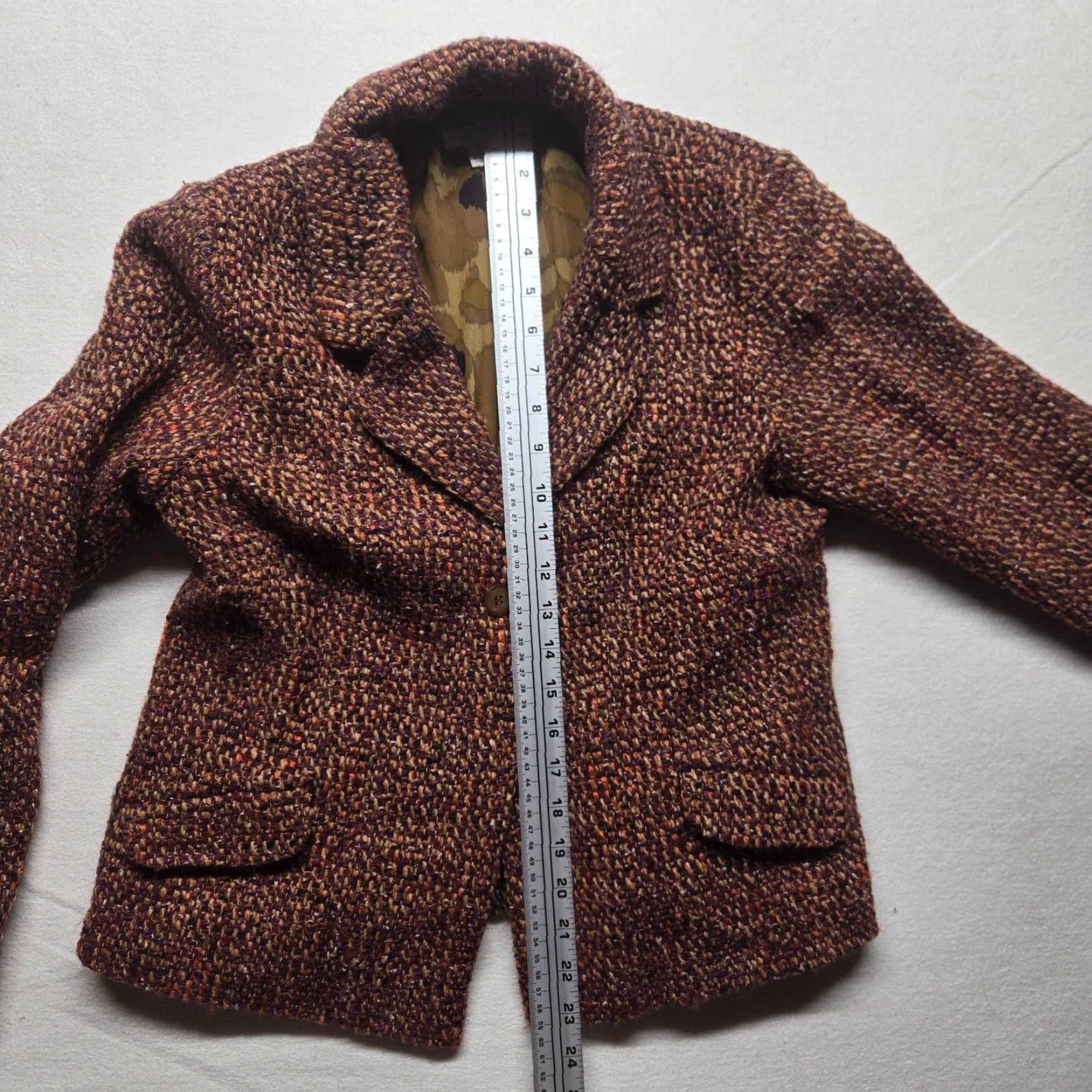J. Jill J. Jill Multicolored Coat Suit Jacket Long Sleeve Heavy Adult Women's 10P Petite Blazer Colorful 90s Theme Mens Womens Boys Girls Size L / US 10 / IT 46 - 5 Thumbnail