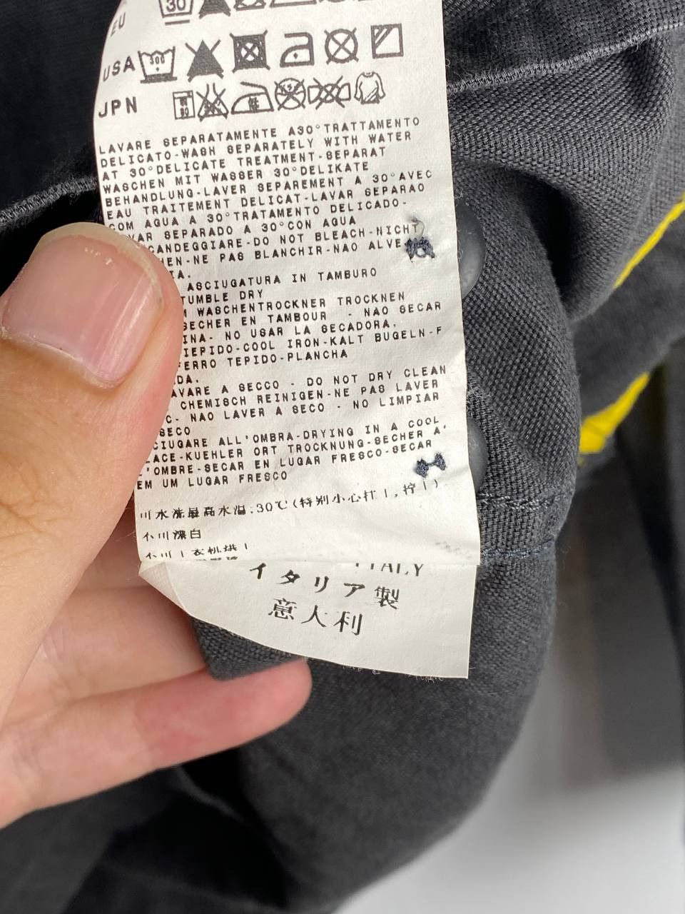 Designer × Stone Island 00s Stone Island Denims Vintage Over Shirt Size US L / EU 52-54 / 3 - 11 Thumbnail