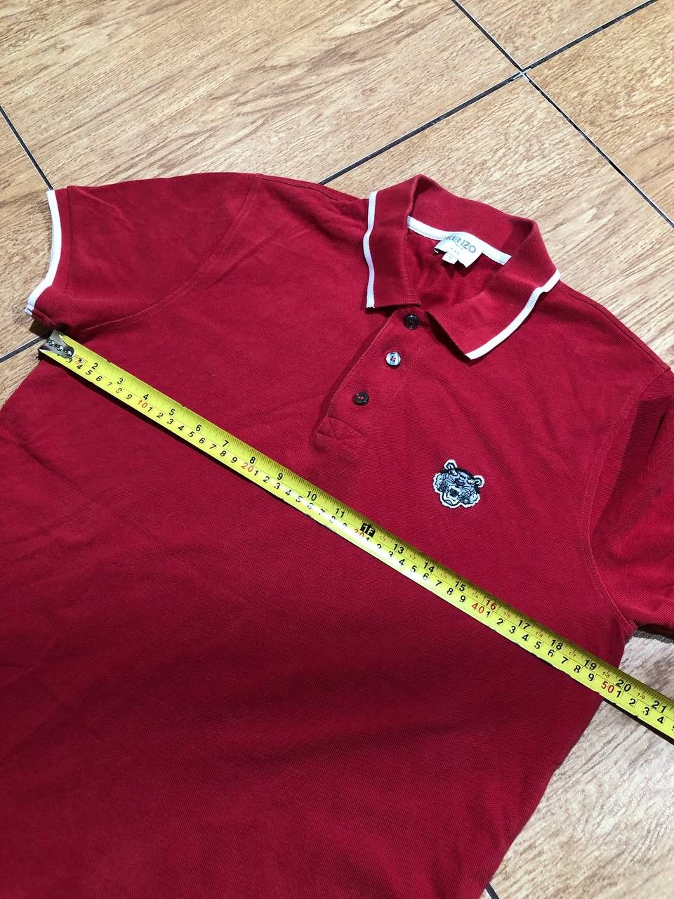 Kenzo polo Kenzo logo Y2K T-shirt red Vintage streetwear Size US S / EU 44-46 / 1 - 12 Thumbnail