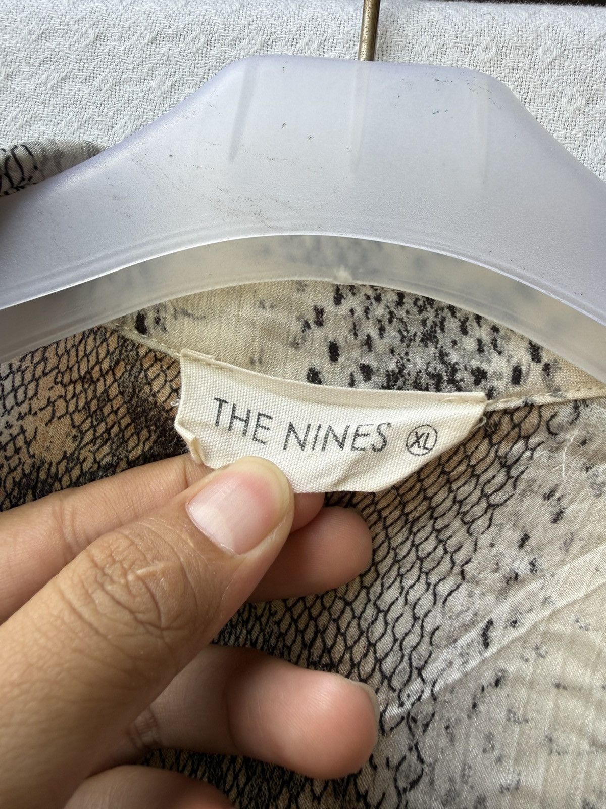 Japanese Brand The nines snake skin Ifsixwasnine style shirt Size US XL / EU 56 / 4 - 8 Thumbnail