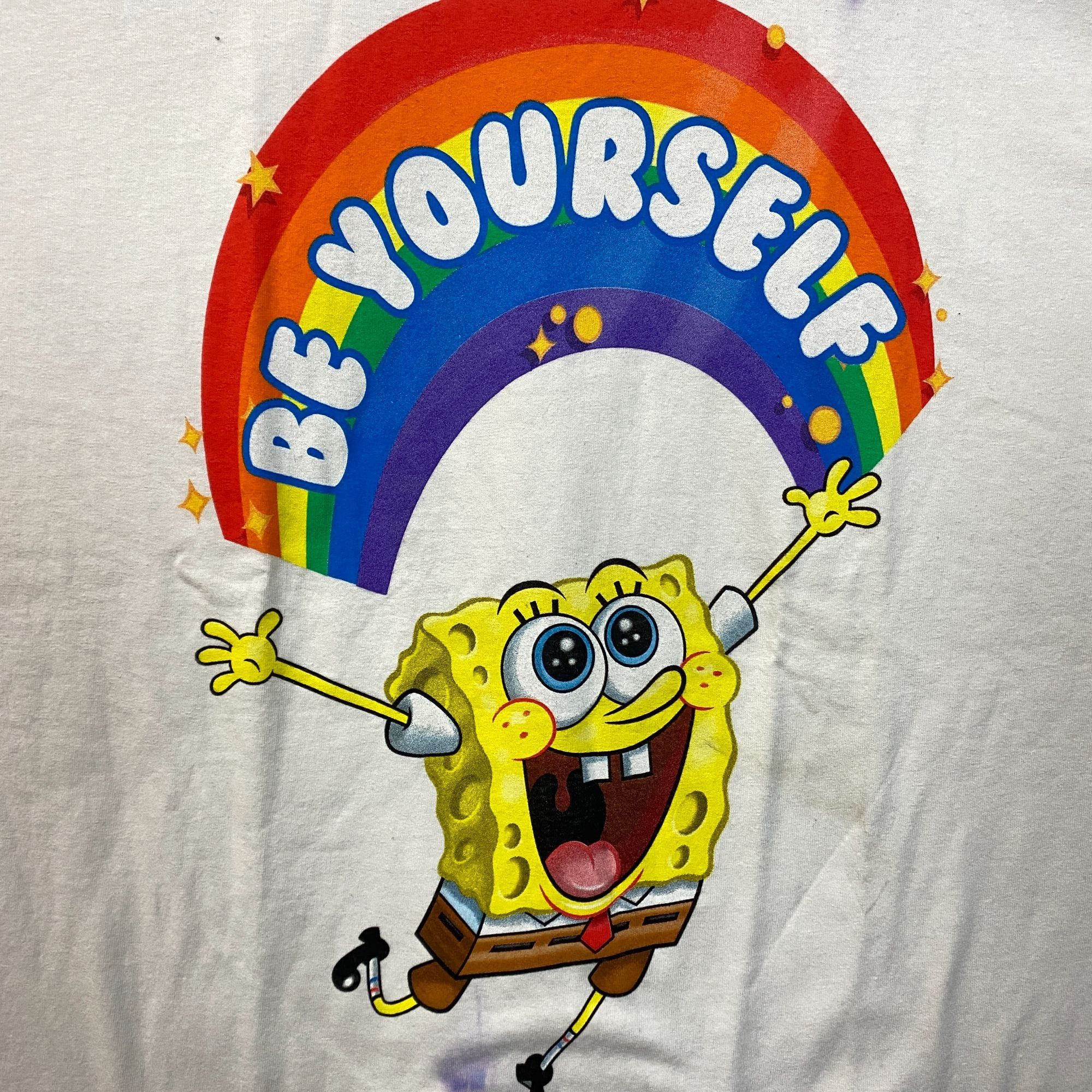 Nickelodeon Nickelodeon Spongebob Squarepants Be Yourself Tie Dye T-Shi Size US XL / EU 56 / 4 - 2 Thumbnail
