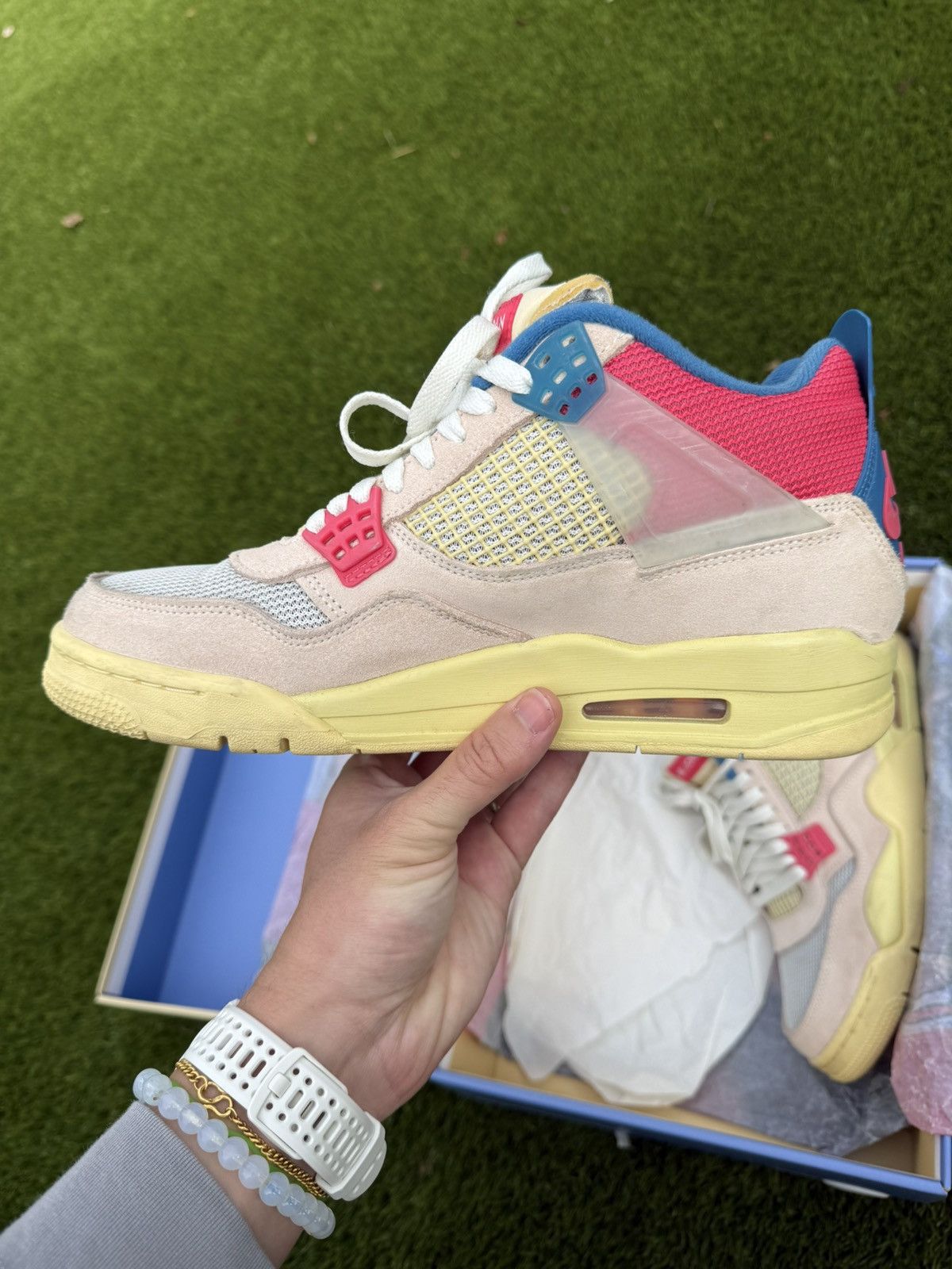 Jordan Brand × Union LA Air Jordan 4 Retro SP Guava Ice Size US 9.5 / EU 42-43 - 11 Thumbnail