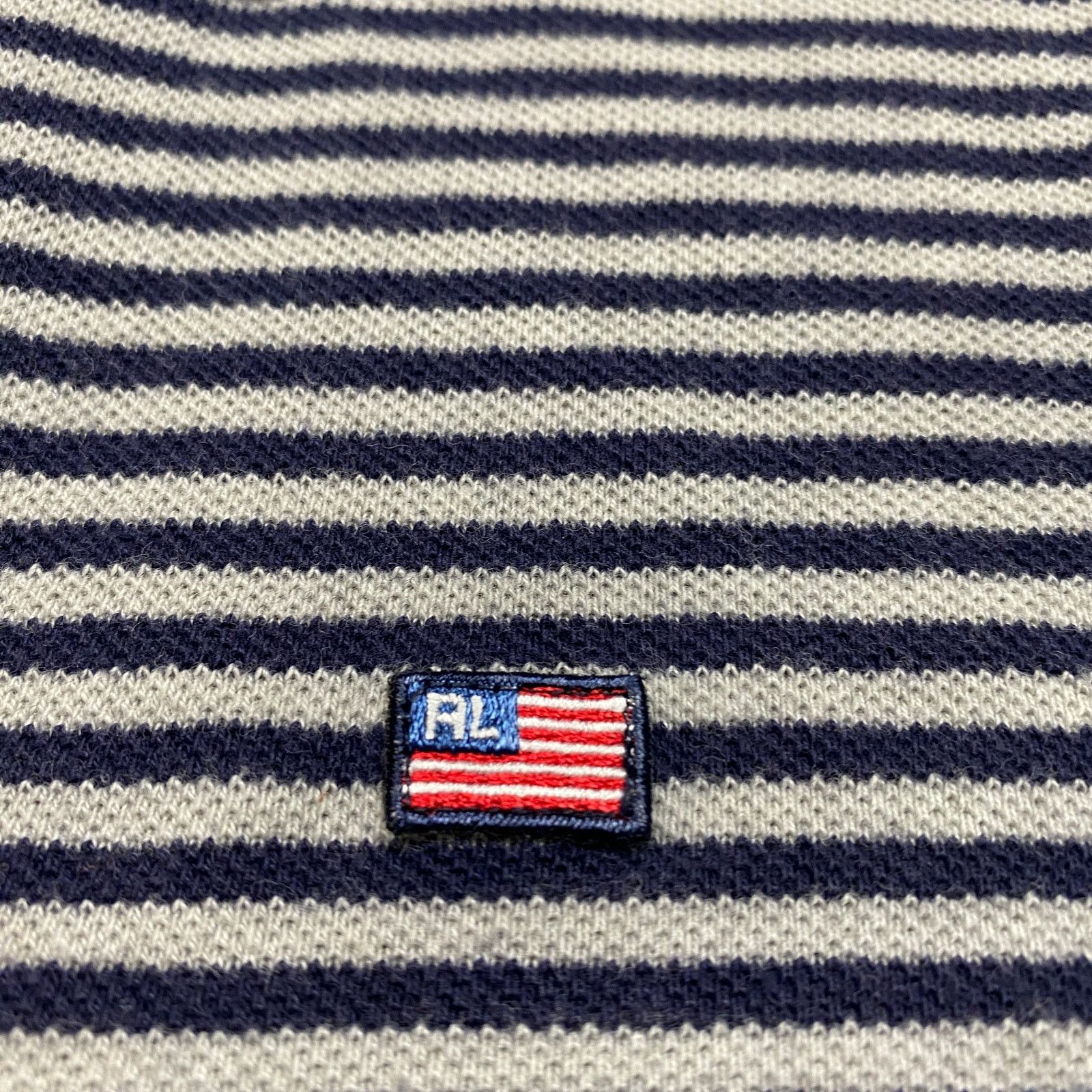 Ralph Lauren × Vintage Vintage Polo Jeans Co Stripe Polo Shirt Men's Medium Preppy Size US M / EU 48-50 / 2 - 7 Thumbnail