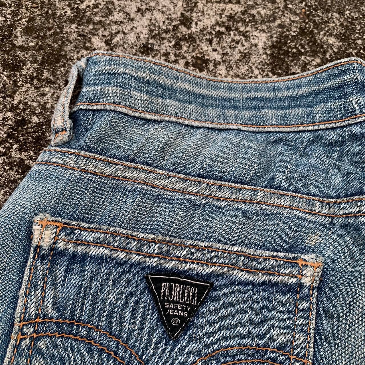 Fiorucci Women Vintage Fiorucci Safety Jeans Japan Denim Size 28" / US 6 / IT 42 - 9 Thumbnail