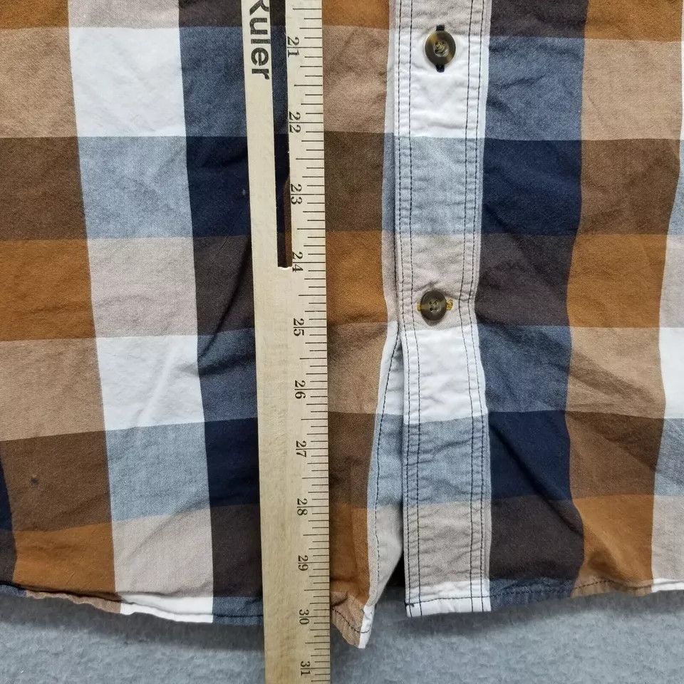 Carhartt Carhart Shirt Mens 2XL Check Button Up Short Sleeve Pocket Size US XXL / EU 58 / 5 - 9 Thumbnail