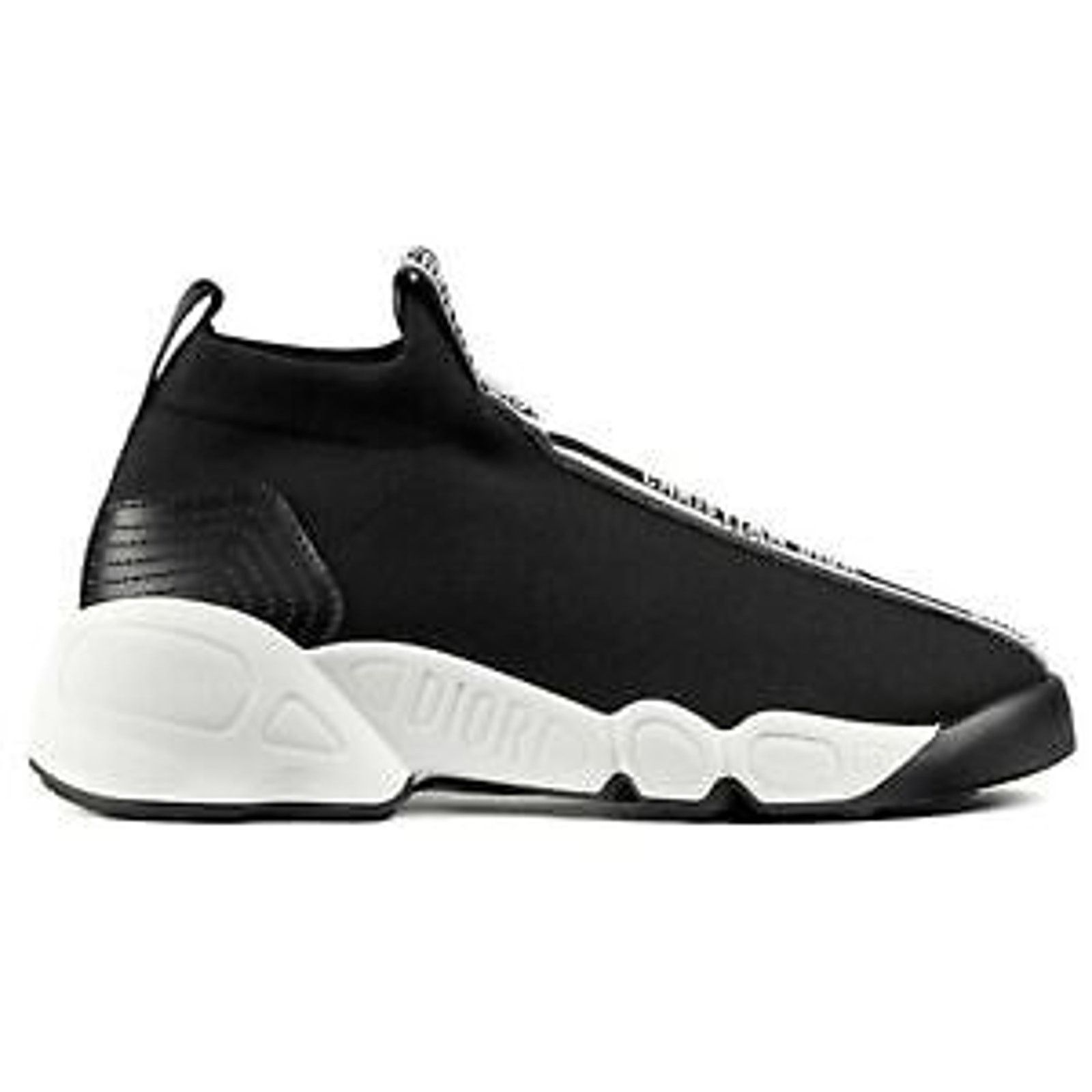 Dior Dior F. Two Point Zero Black Knit Flat Trainer Sneaker 41.5 Size US 11.5 / IT 41.5 - 4 Thumbnail
