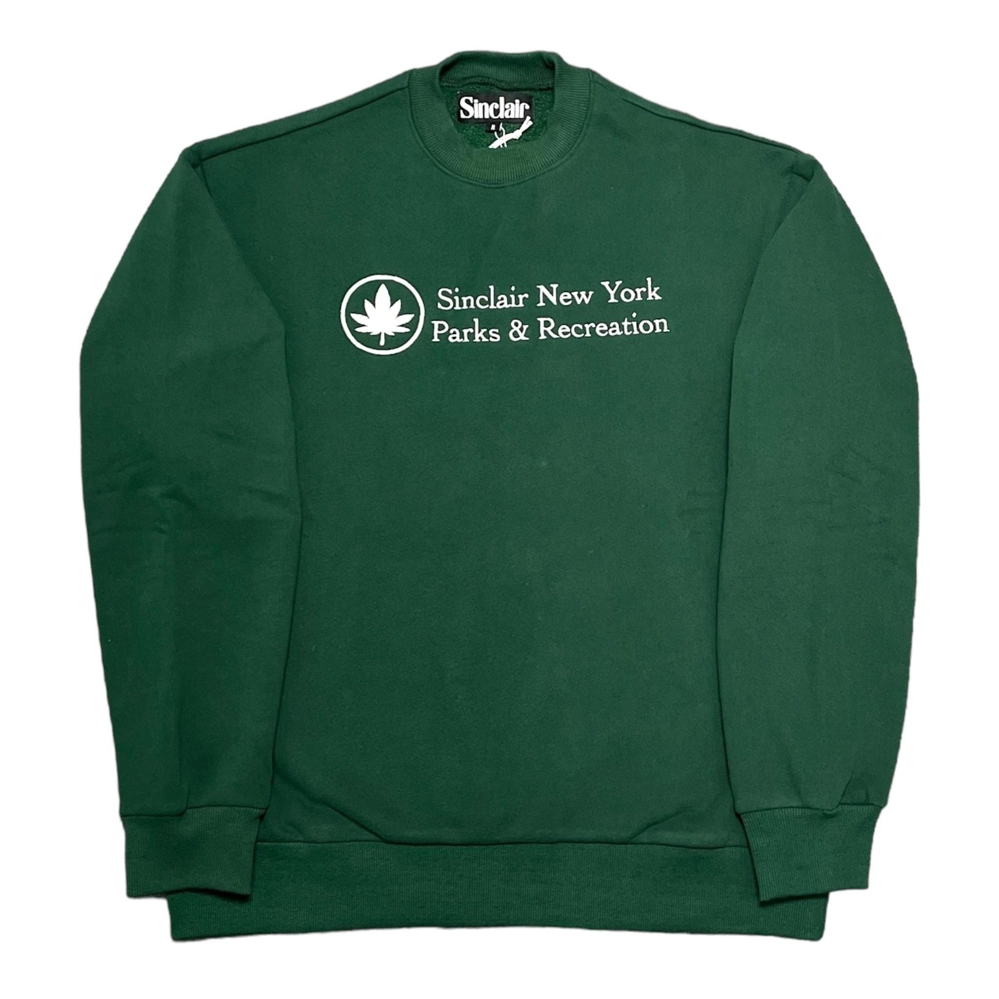 Parks and Rec Crewneck Sweatshirt Forest Green