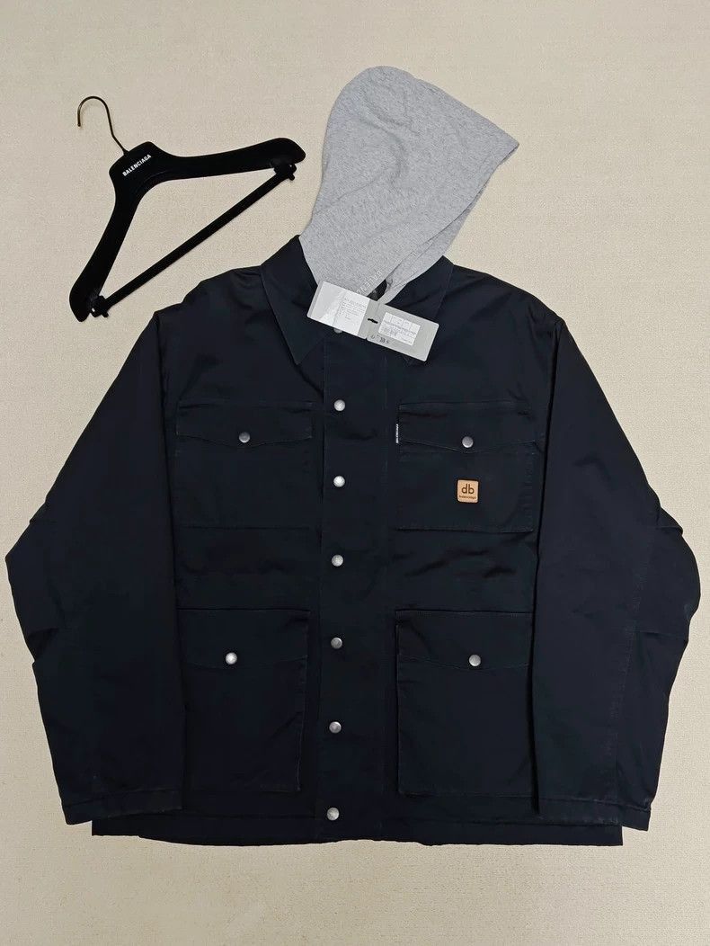 Balenciaga Balenciaga 23fw Kahart Multi Pocket Hooded Jacket Coat-2506 Size US M / EU 48-50 / 2 - 1 Thumbnail