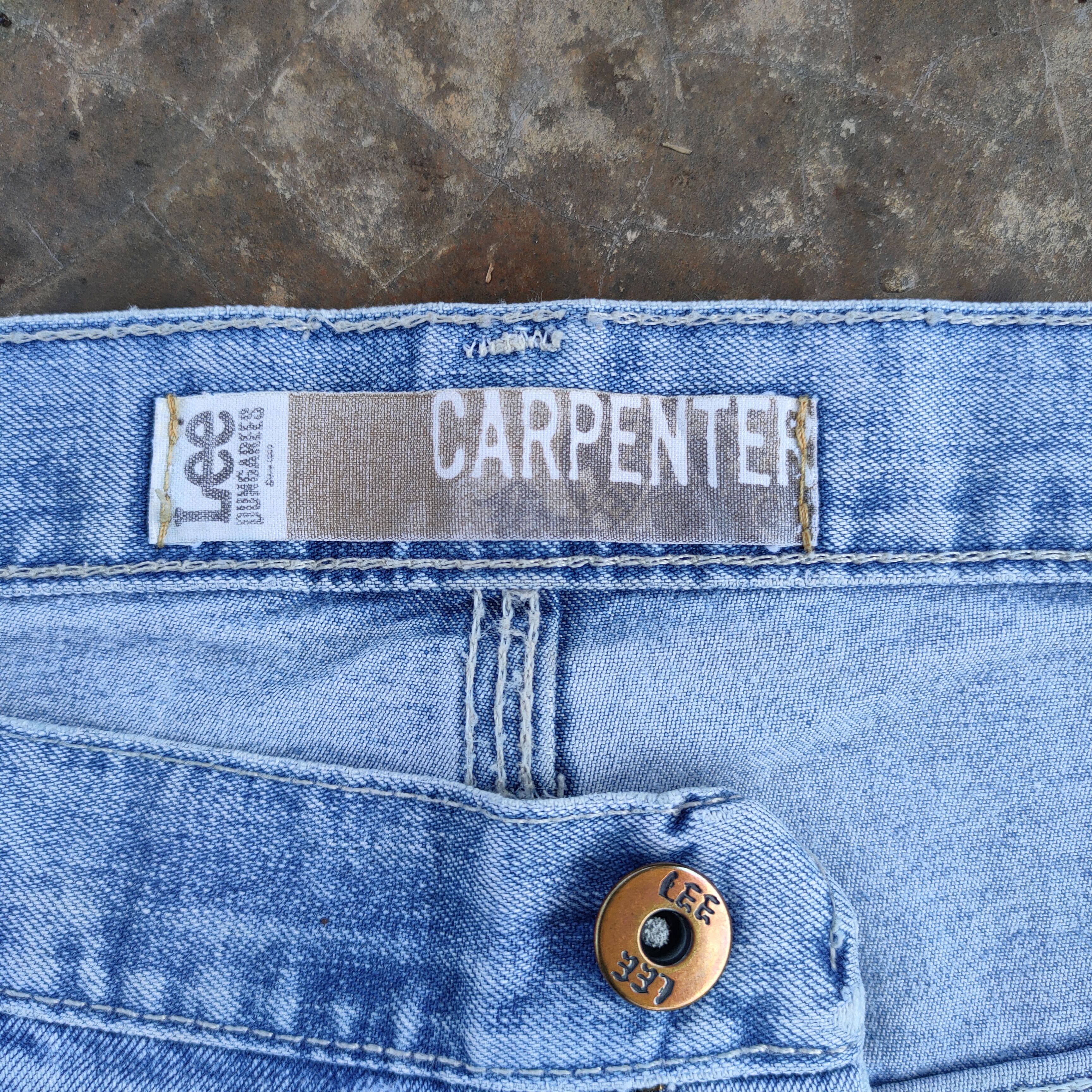Lee VINTAGE LEE CARPENTER FADED JEANS DENIM PANTS Size US 38 / EU 54 - 10 Thumbnail