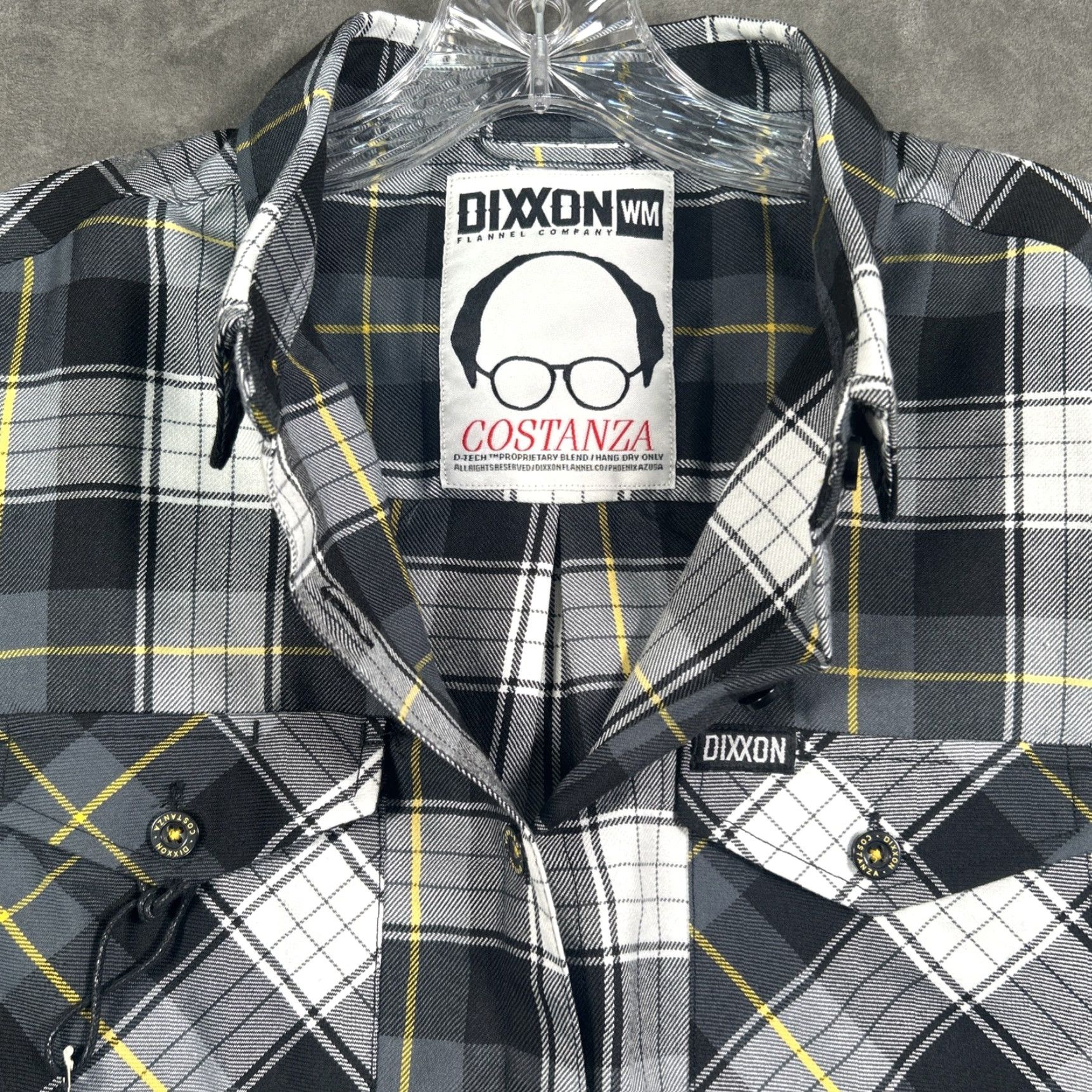 Vintage Womens Dixxon Flannel "Costanza" Long Sleeve Rare Limited Medium New Size M / US 6-8 / IT 42-44 - 2 Thumbnail