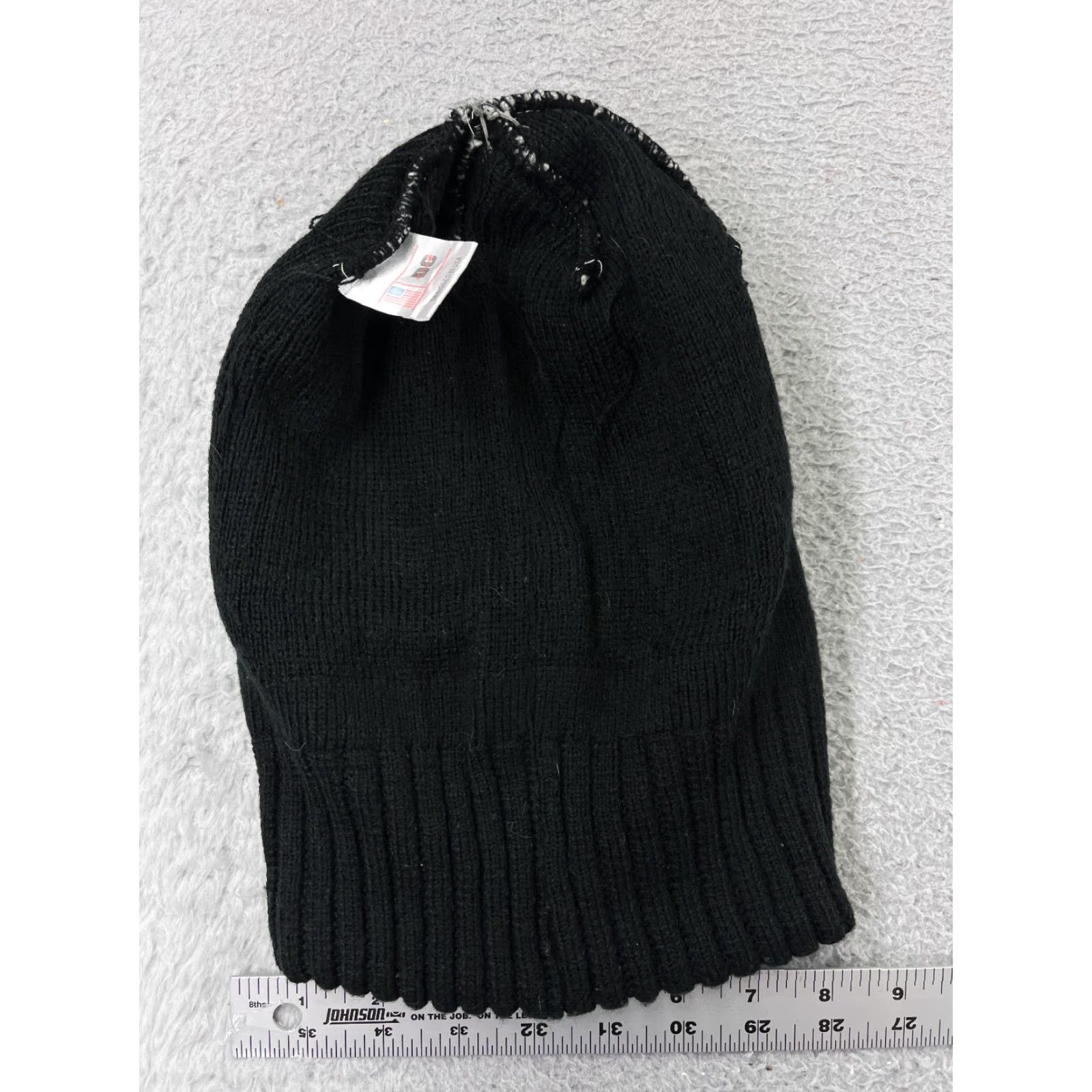 Vintage Washington DC Beanie Toque Adults One Size Gray Black Pom Knit 100% Acrylic Knit Hat Mens Womens Unbranded Size ONE SIZE - 6 Thumbnail