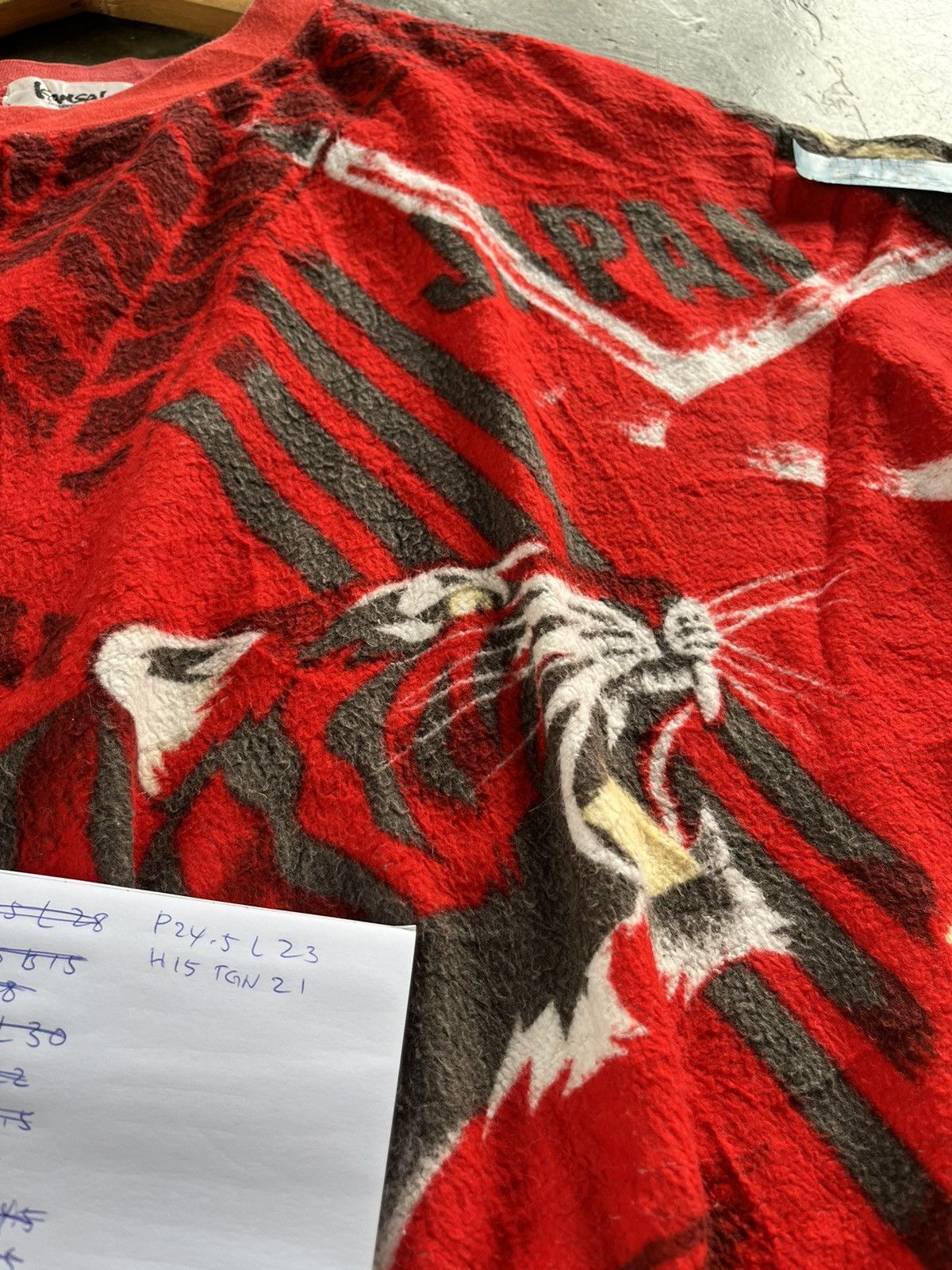 Designer × Japanese Brand × Kansai Yamamoto RARE Vintage Kansai Yamamoto Tiger Logo OVP Sweetshirt 90s Size US M / EU 48-50 / 2 - 6 Thumbnail