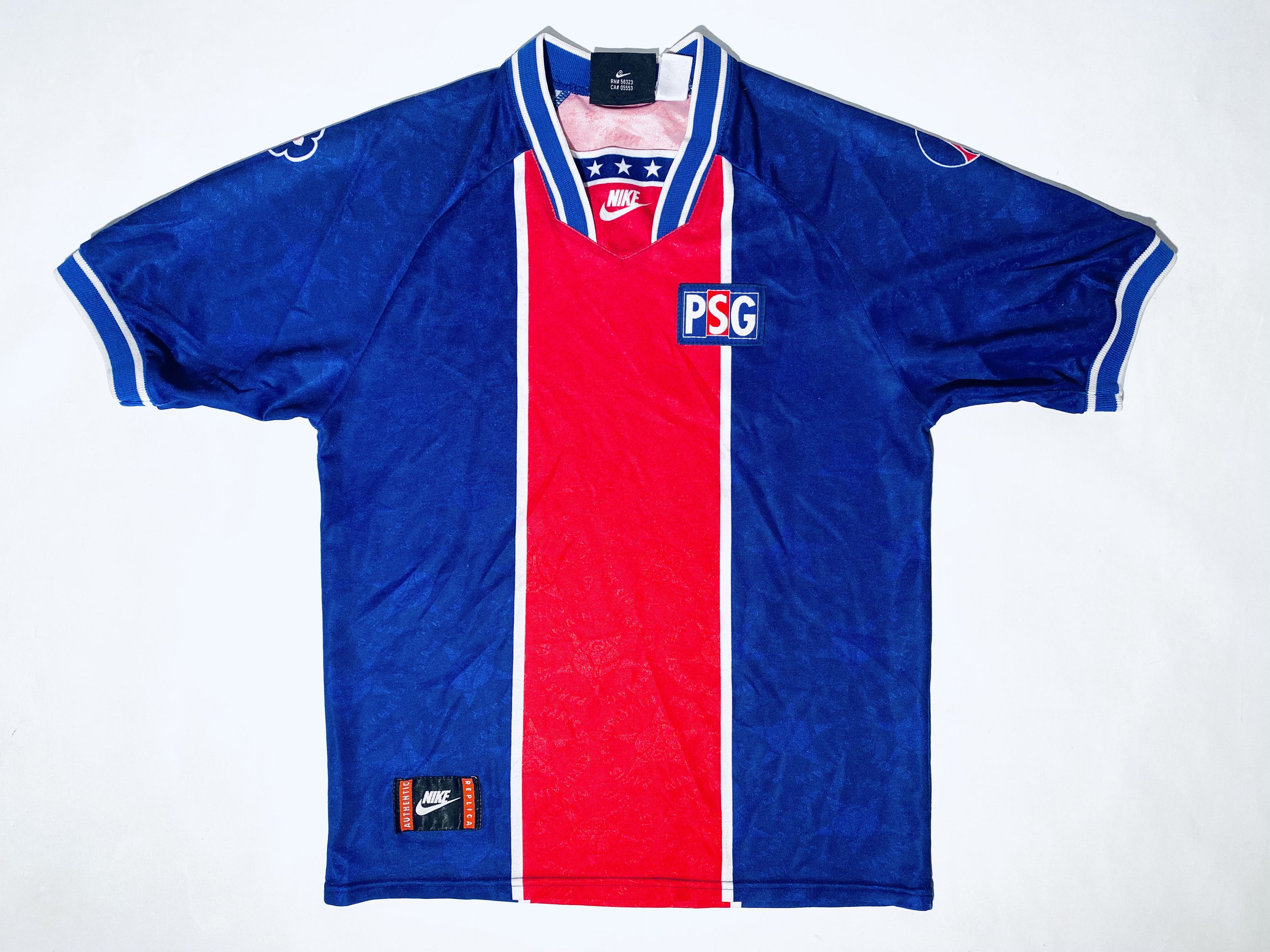Nike Paris Saint-Germain Home Jersey Shirt 1994 - 1995 PSG Size US S / EU 44-46 / 1 - 3 Thumbnail