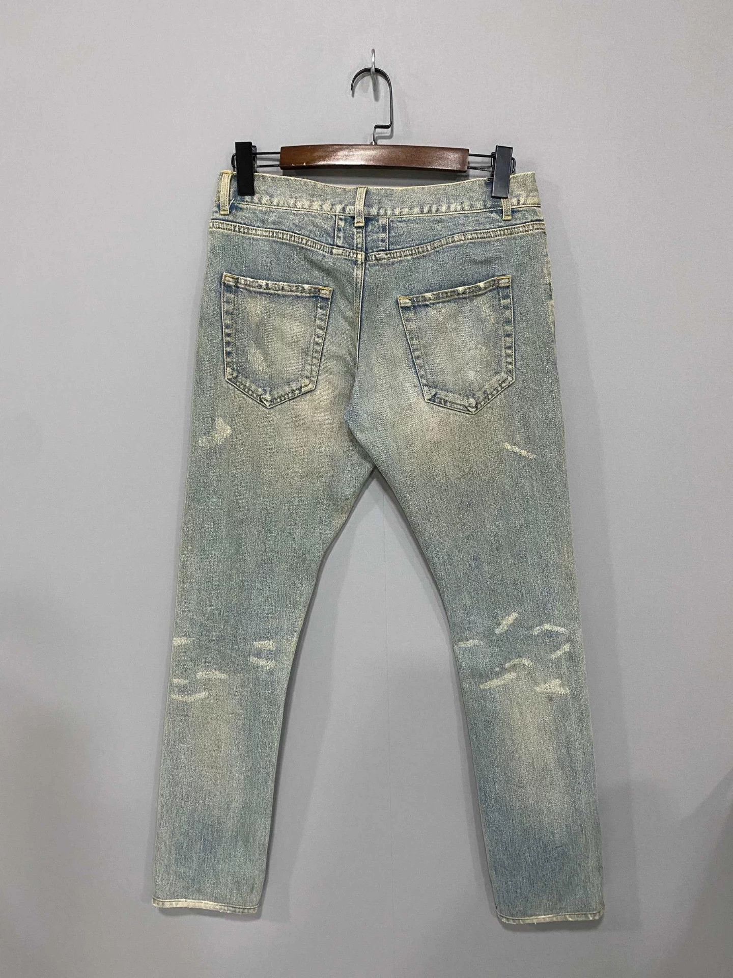 Saint Laurent Paris Saint Laurent 14ss YM Claw Marks Jeans 31 Size US 31 - 3 Thumbnail