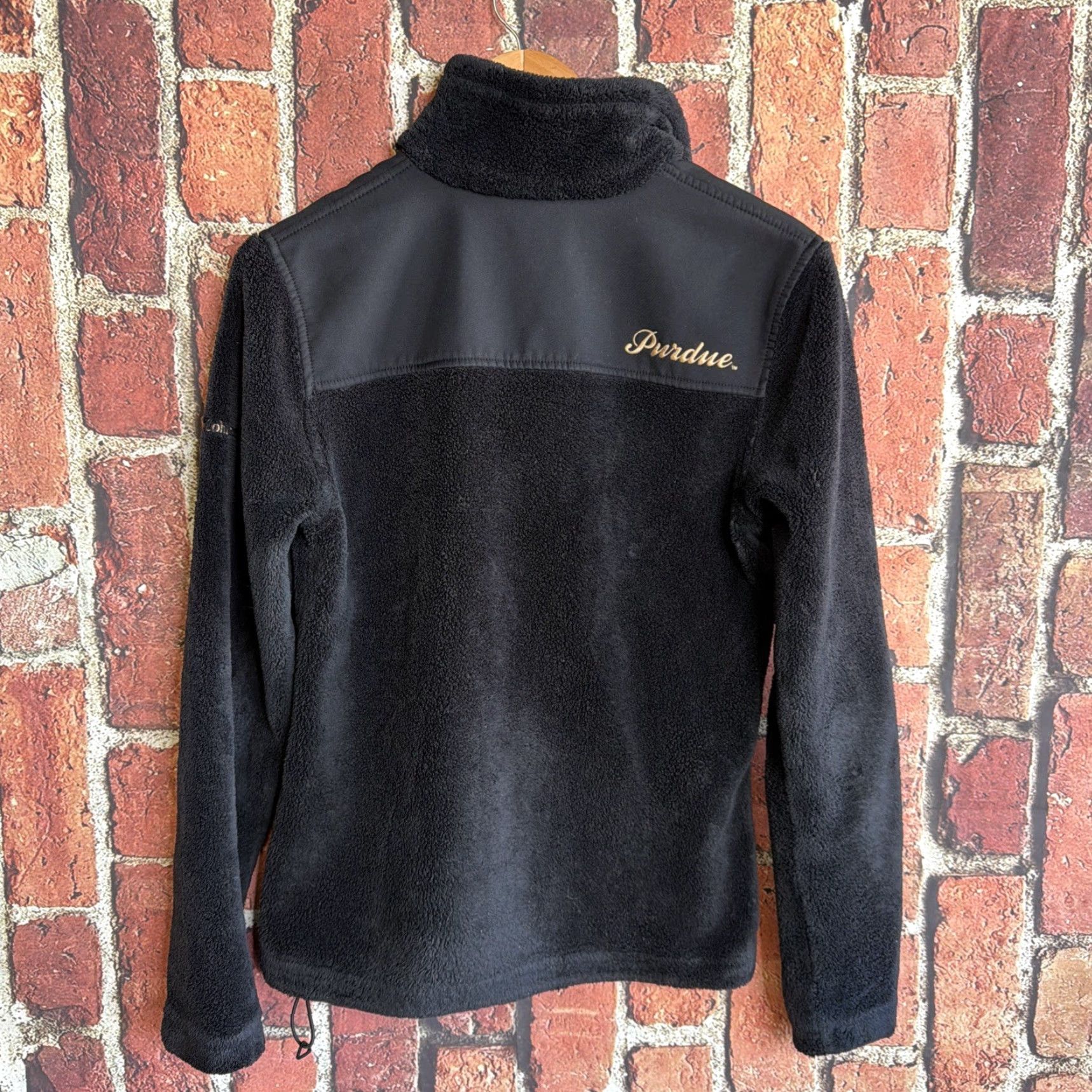 Vintage Columbia Women’s Purdue University Boilermakers Zip Up Jacket Black Medium Size M / US 6-8 / IT 42-44 - 3 Thumbnail