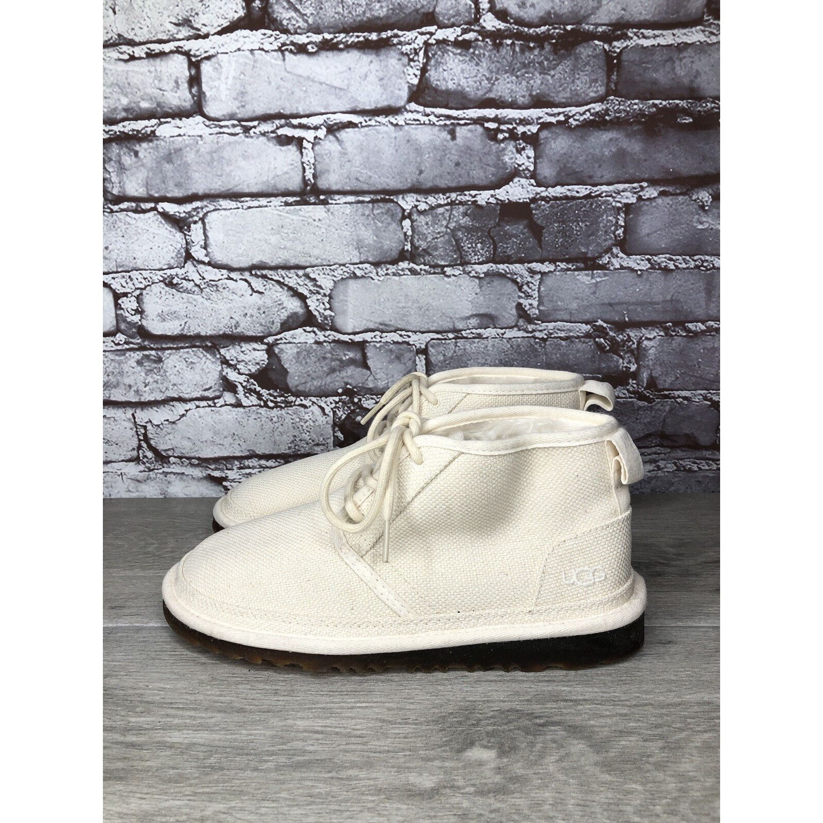 Ugg UGG Neumel Natural White Ankle Lace Up Chukka Boots Men’s Sz Size US 7 / EU 40 - 13 Thumbnail