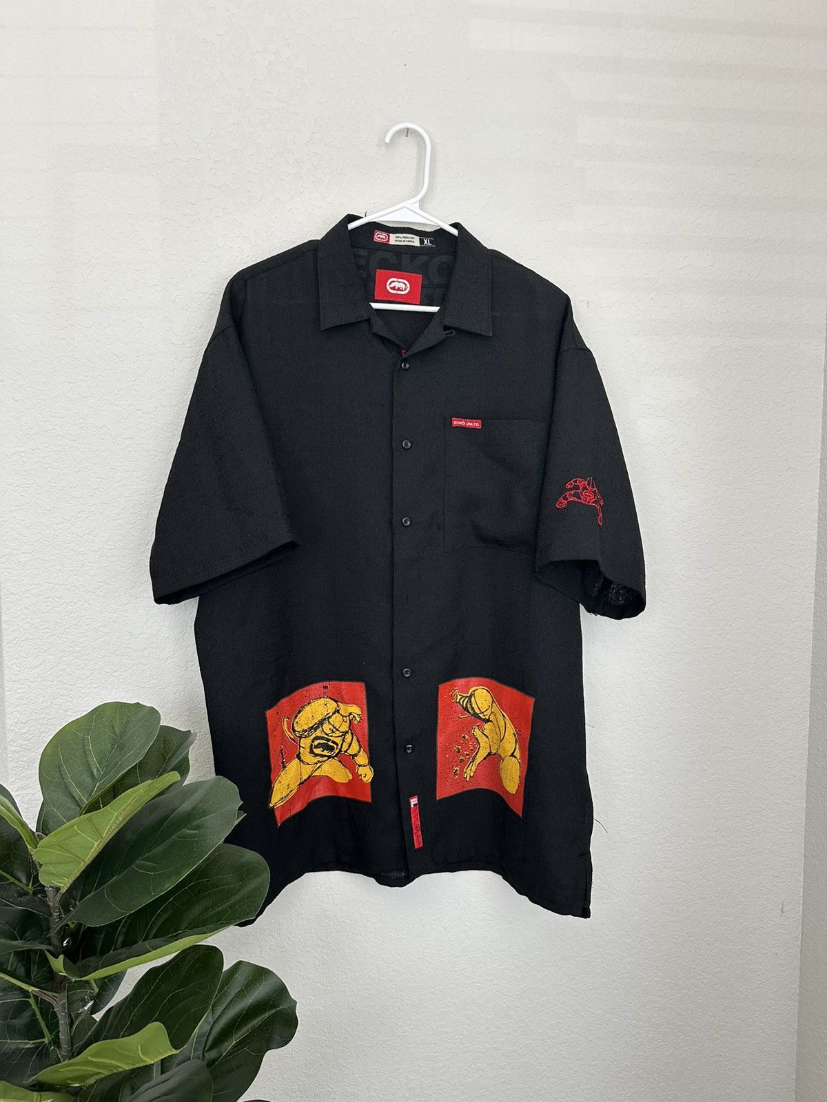 Ecko Unltd. Vintage Y2K Ecko Untld. Button Up Shirt Big Logo Rare Size US XL / EU 56 / 4 - 1 Thumbnail