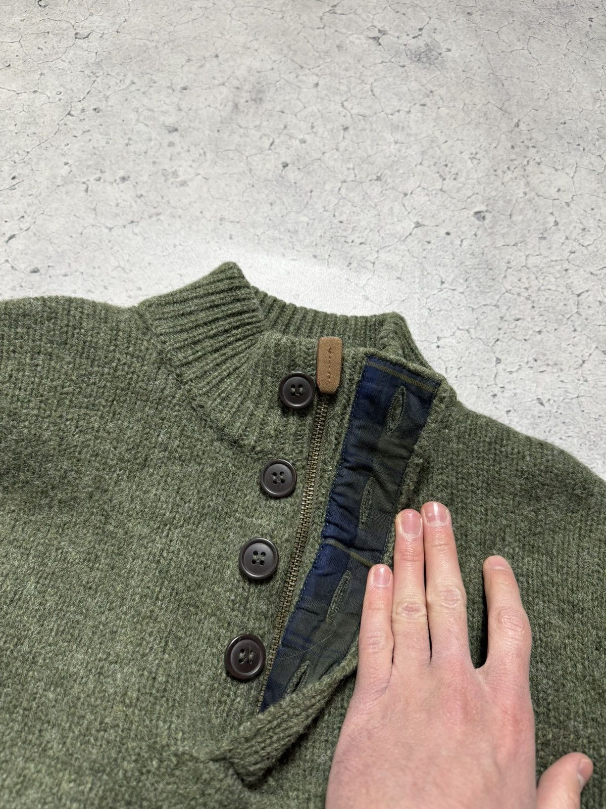 Barbour Barbour Wool Sweater Size L Casual Size US L / EU 52-54 / 3 - 5 Thumbnail