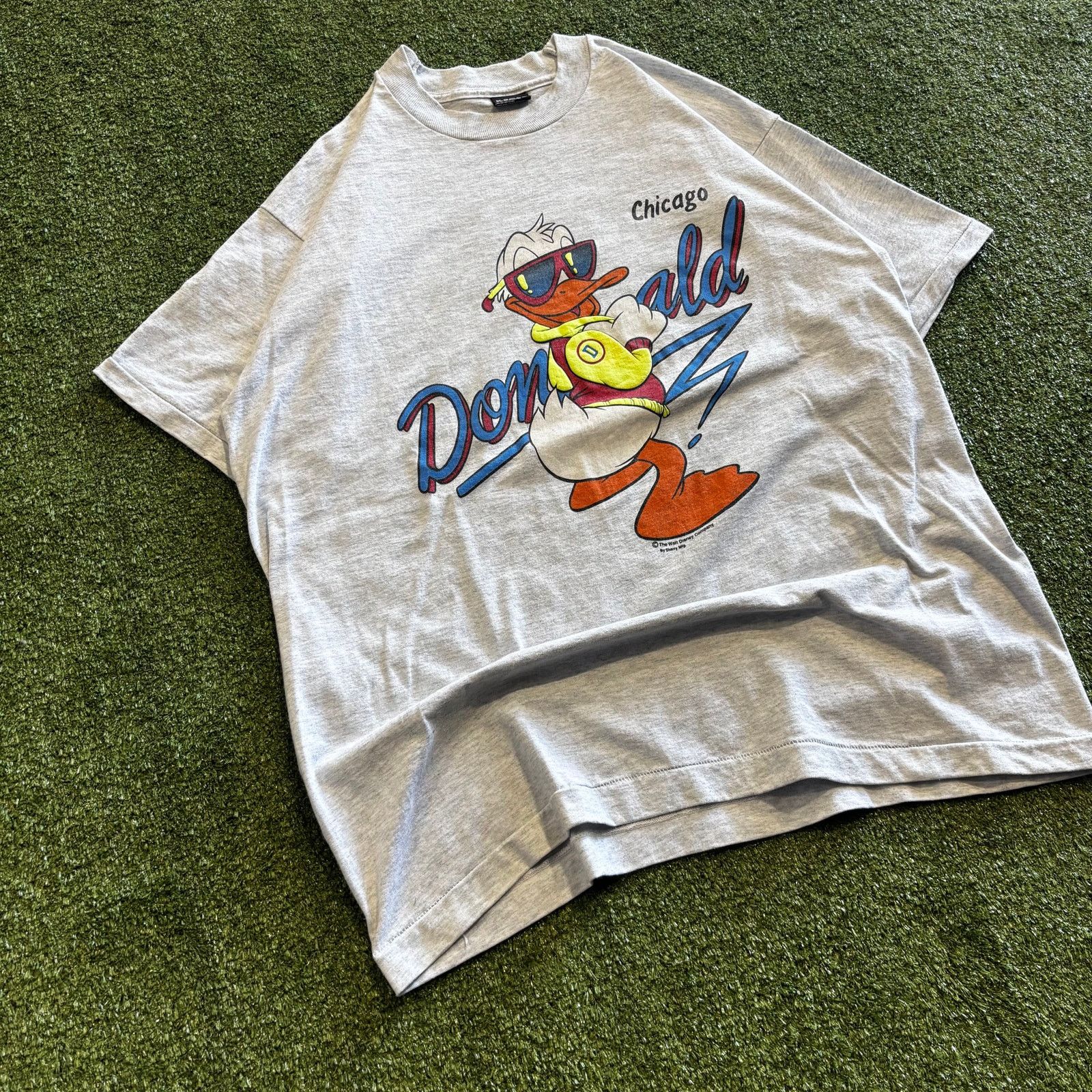 Vintage Vintage 80s single stitch Chicago Donald Duck tee size XL Size US XL / EU 56 / 4 - 1 Thumbnail