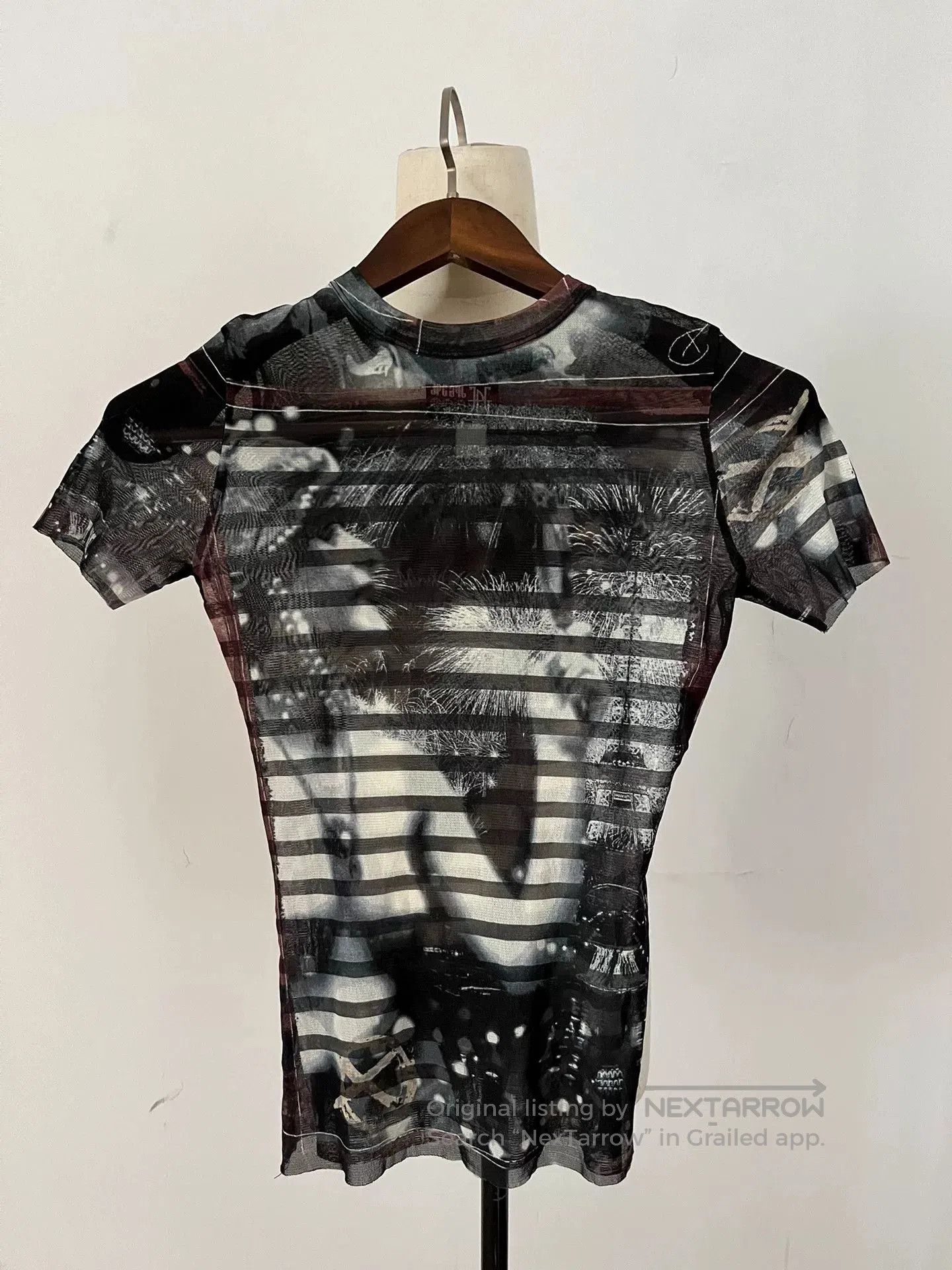 Jean Paul Gaultier Jean Paul Gaultier Mesh Portrait Top. Size S / US 4 / IT 40 - 1 Thumbnail