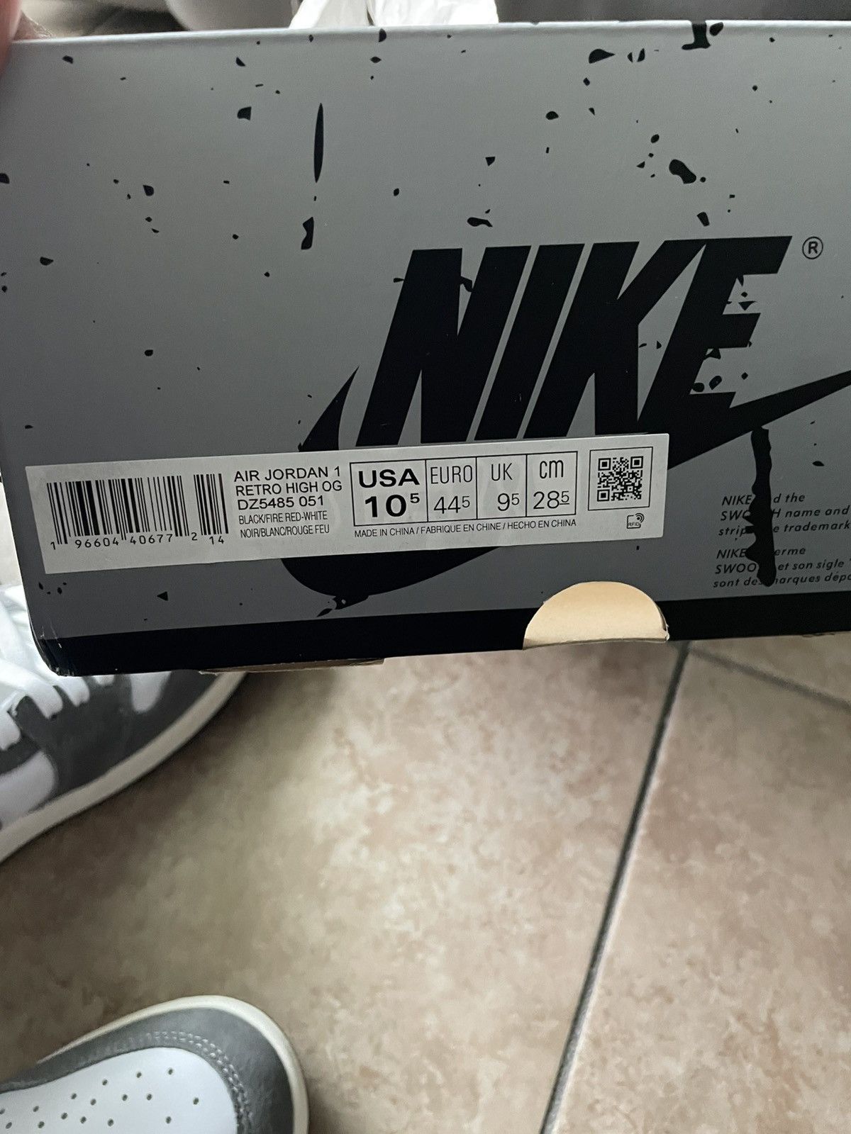 Jordan Brand AIR JORDAN 1 RETRO HIGH OG Size US 10.5 / EU 43-44 - 7 Thumbnail