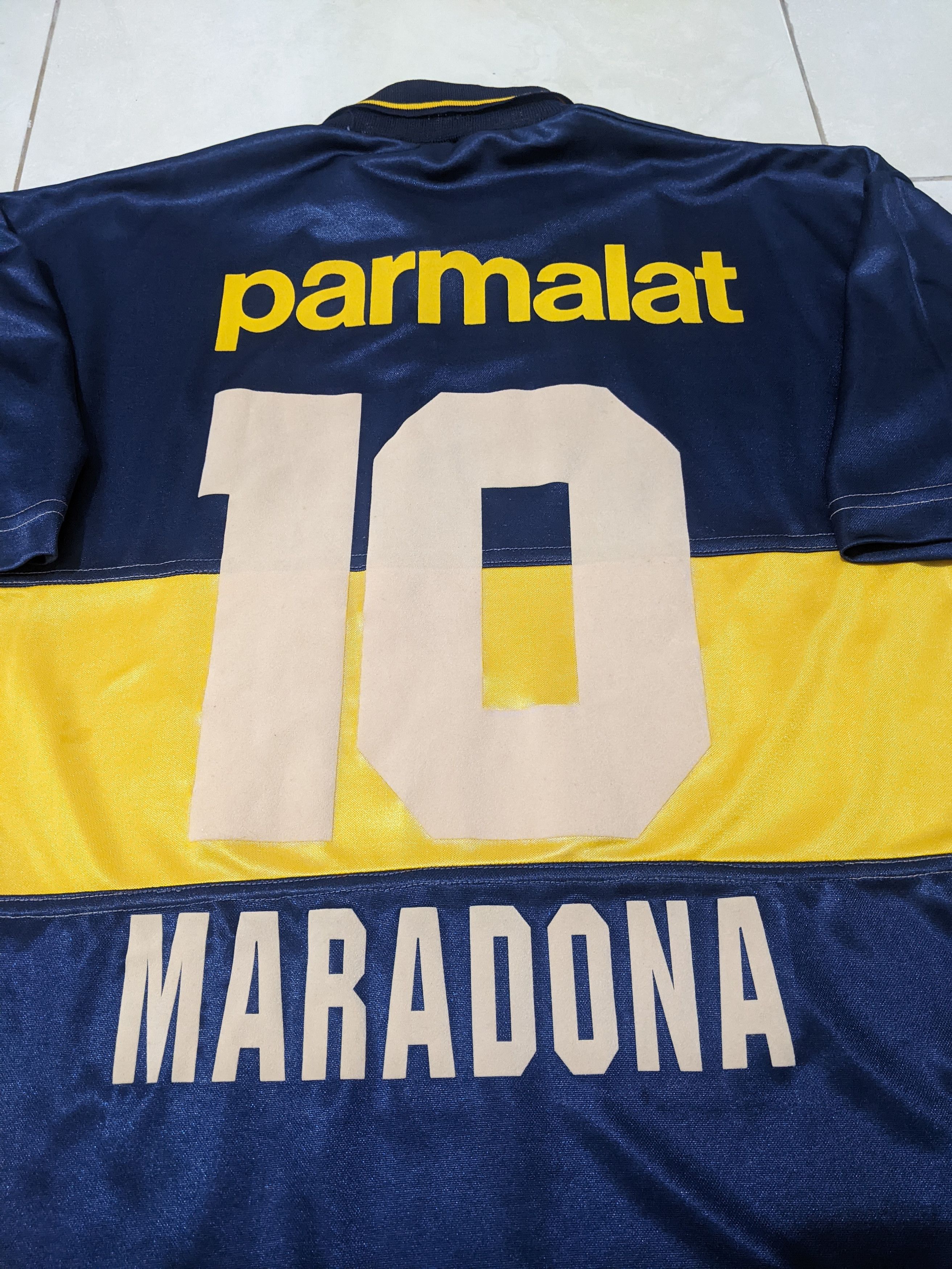 Vintage Boca junior 1994-95 home Maradona Jersey football shirt Size US M / EU 48-50 / 2 - 4 Thumbnail