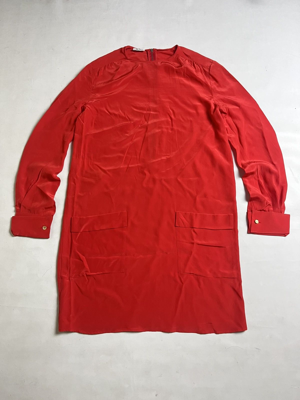 Miu Miu Miu - Miu Silk Mini dress 40 IT Size M / US 6-8 / IT 42-44 - 1 Thumbnail