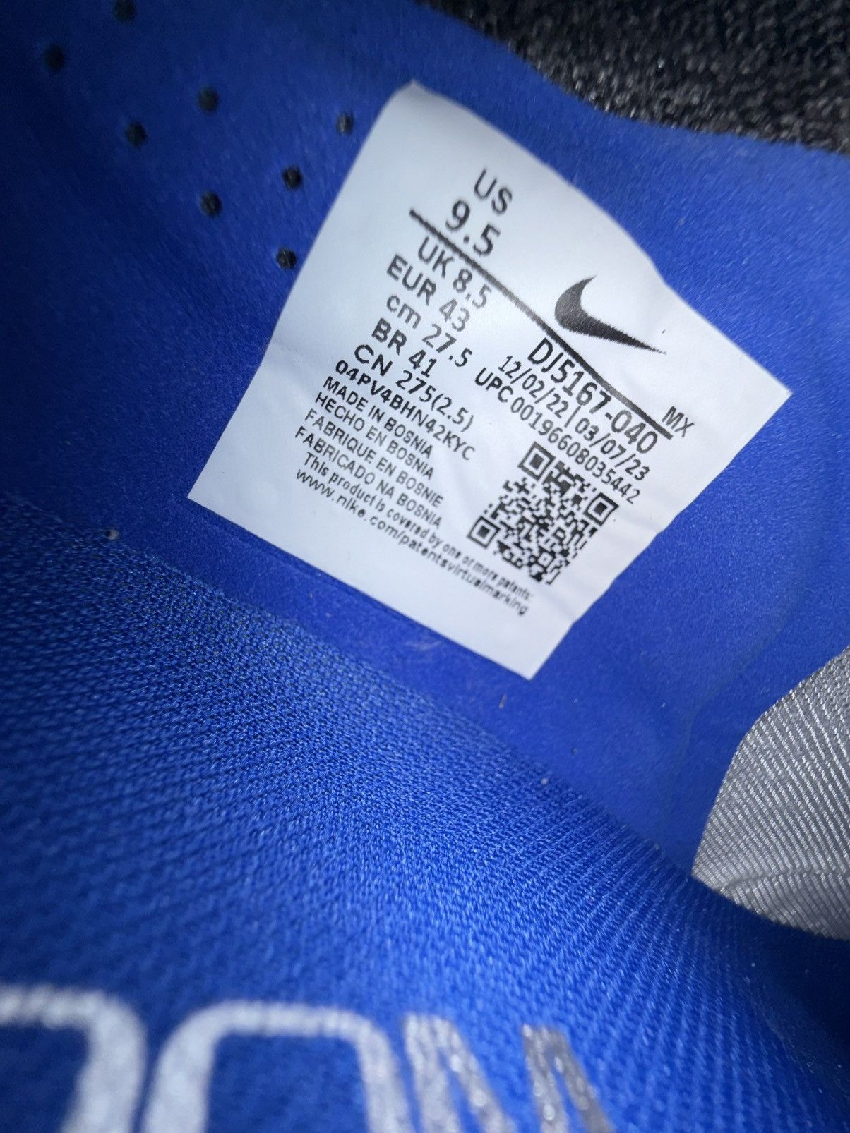 Nike Nike Mercurial Vapor 15 Elite Size US 9.5 / EU 42-43 - 10 Thumbnail