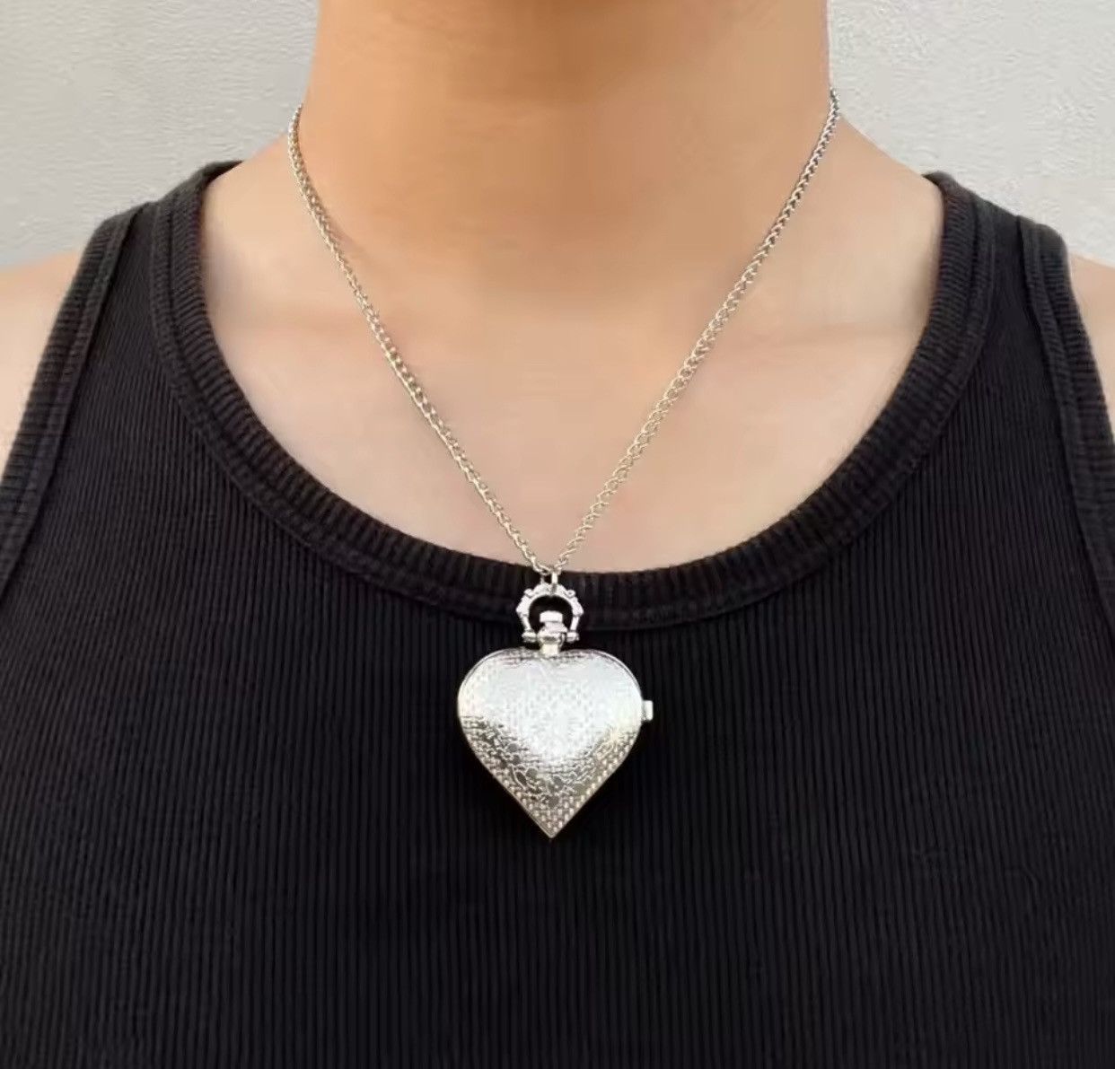 Jewelry Love Pocket Watch Pendant Necklace Size ONE SIZE - 2 Thumbnail