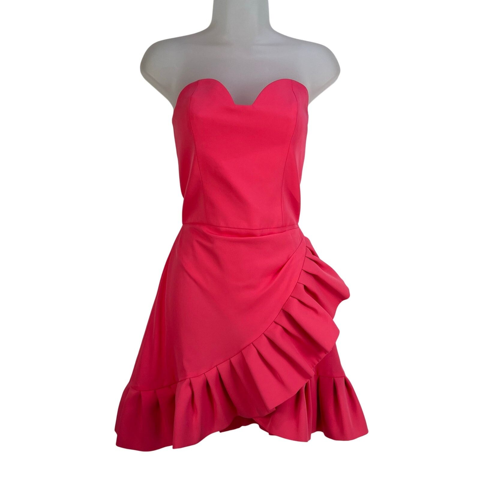 Other Alberto Audenino Pink Mini Strapless Dress Size S / US 4 / IT 40 - 1 Thumbnail