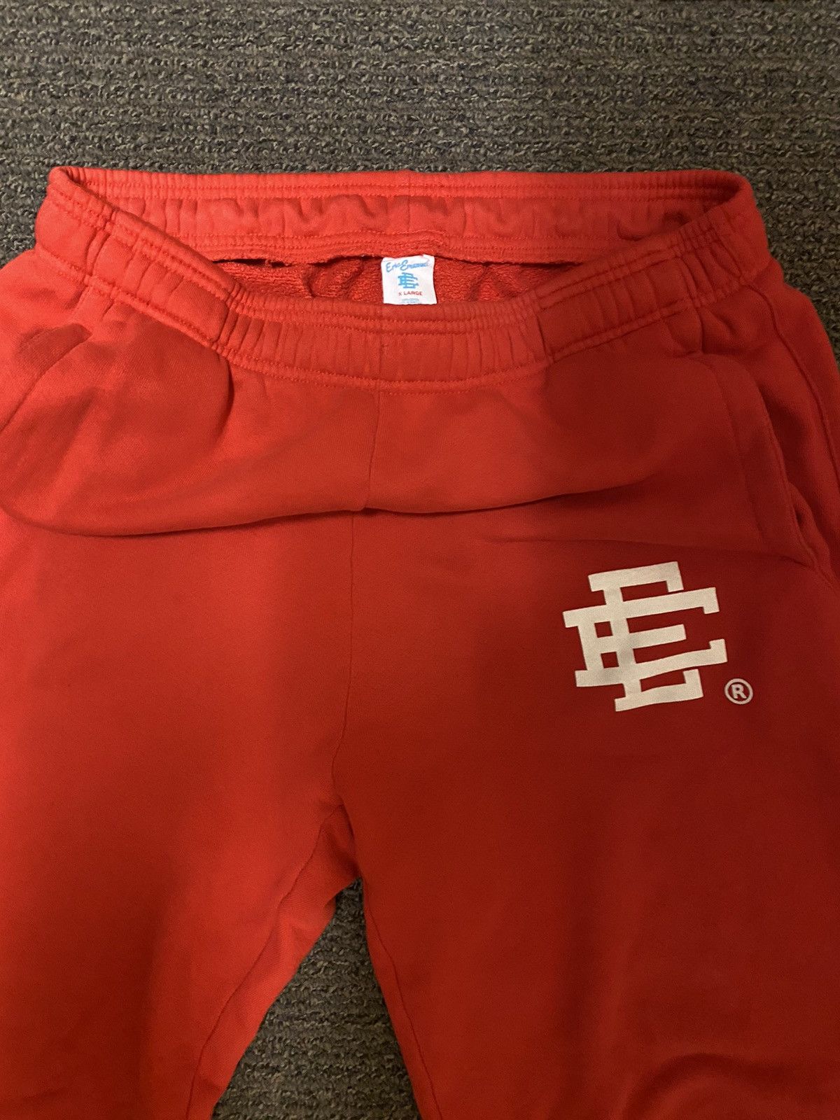 Eric Emanuel Eric Emanuel EE Red Sweatpants Size US 32 / EU 48 - 4 Thumbnail