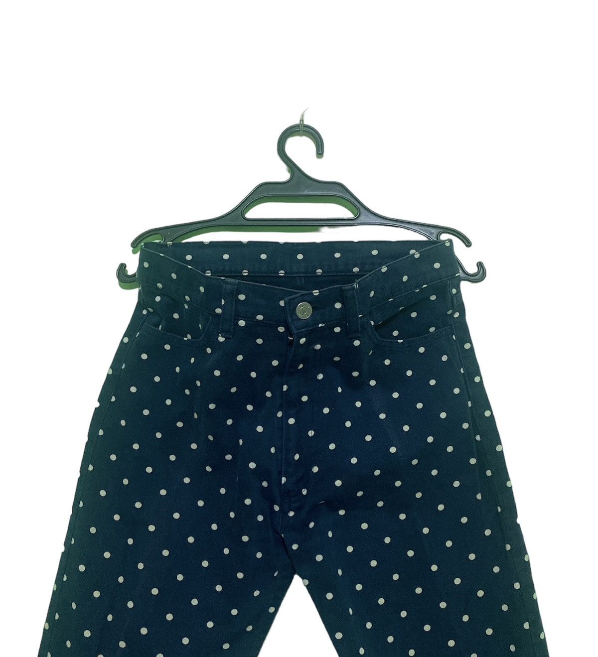 Beams Plus × Japanese Brand × Tornado Mart Beams Boy japanese Polkadot skinny pant denim Size US 29 - 3 Thumbnail