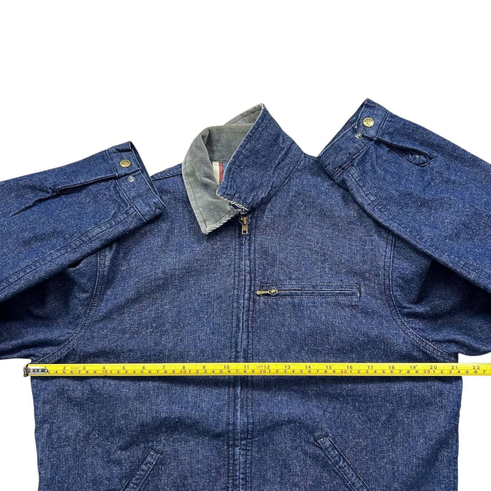 Dickies VTG 90s DICKIES DENIM WORK JACKET AZTEC NATIVE LINING Size US S / EU 44-46 / 1 - 9 Thumbnail