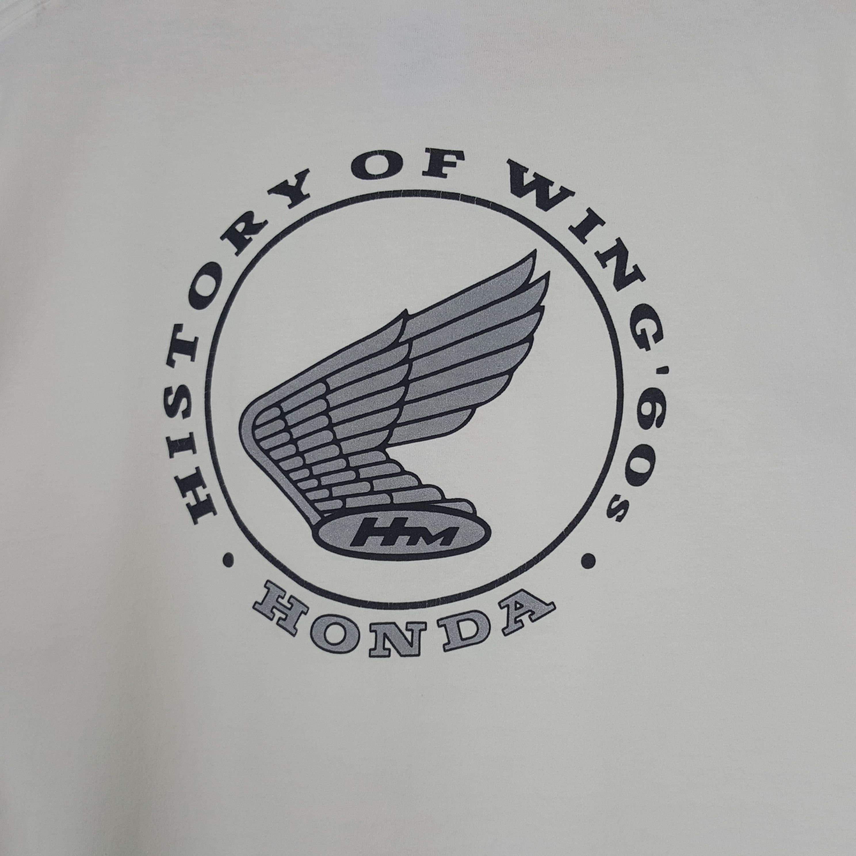 Honda × Vintage Vintage Honda History Of Wing Japanese Racing Team Tshirt Size US L / EU 52-54 / 3 - 2 Thumbnail