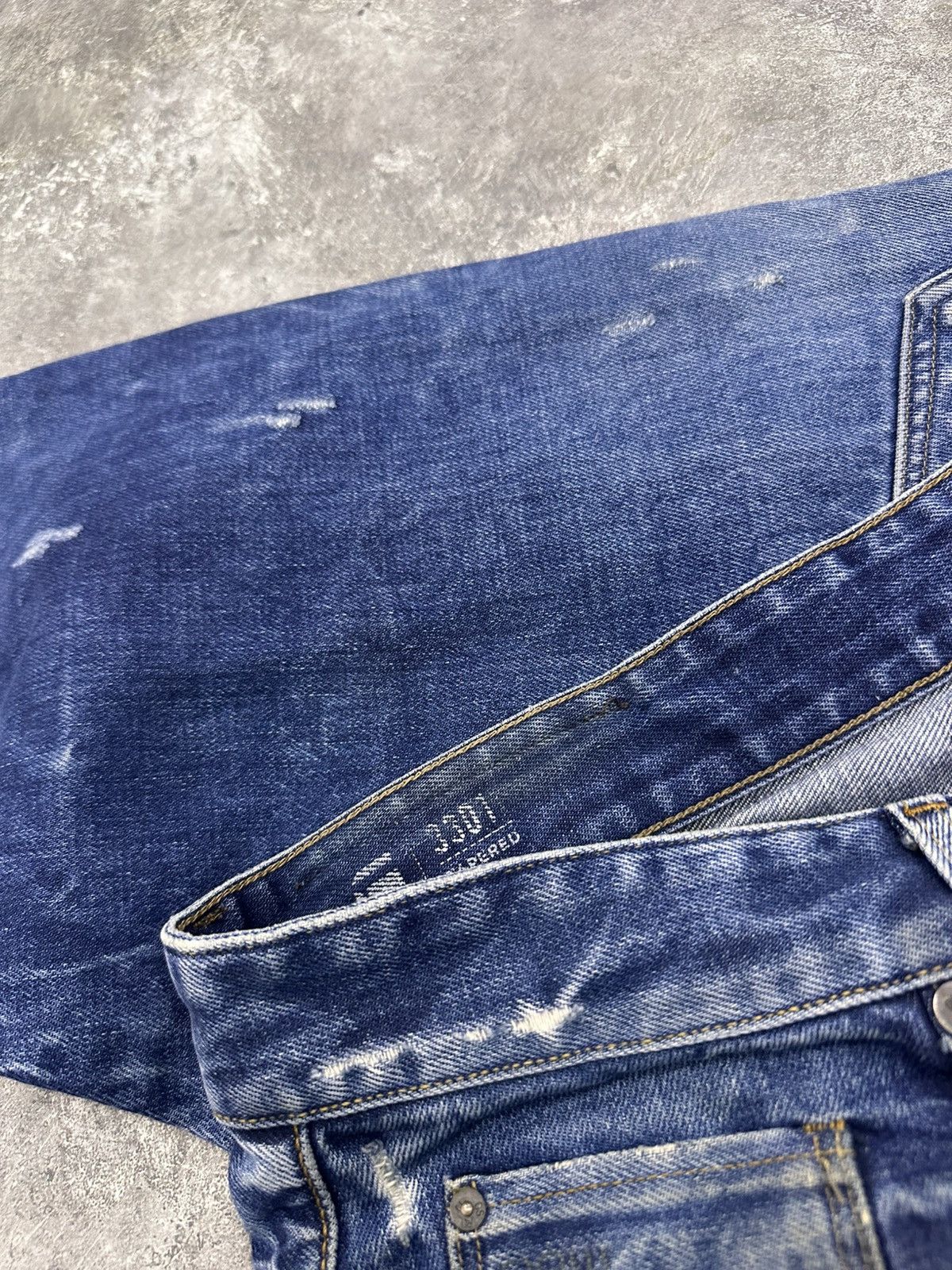 If Six Was Nine G-Star Raw 3301 Distressed Y2K If Six Was Nine Style Jeans Size US 38 / EU 54 - 6 Thumbnail
