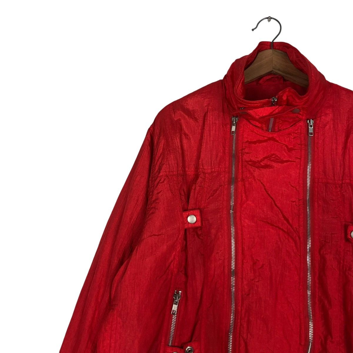 Japanese Brand 🔥BOMBER JACKET DOUBLE ZIPPER PARACHUTE BONDAGE ISSEY MIYAKE Size US M / EU 48-50 / 2 - 9 Thumbnail