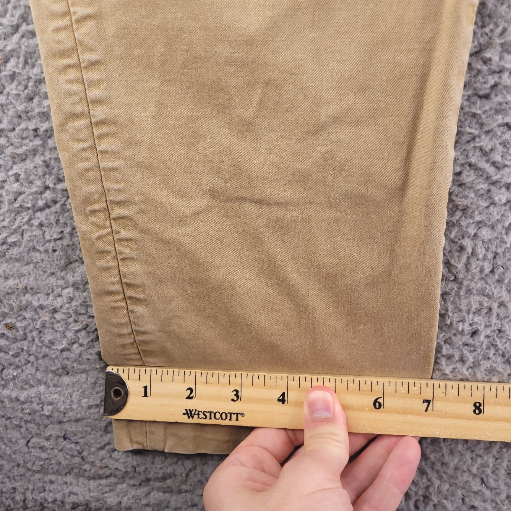 American Eagle Outfitters American Eagle Outfitters Pants Mens 31x28 Slim Straight Khaki Beige Size US 31 - 5 Thumbnail