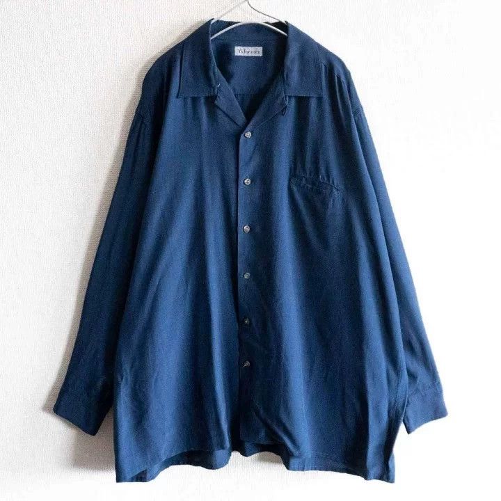 Y's for Men Y's For Men size os 1990s silhouette silk shirt Size US M / EU 48-50 / 2 - 1 Thumbnail