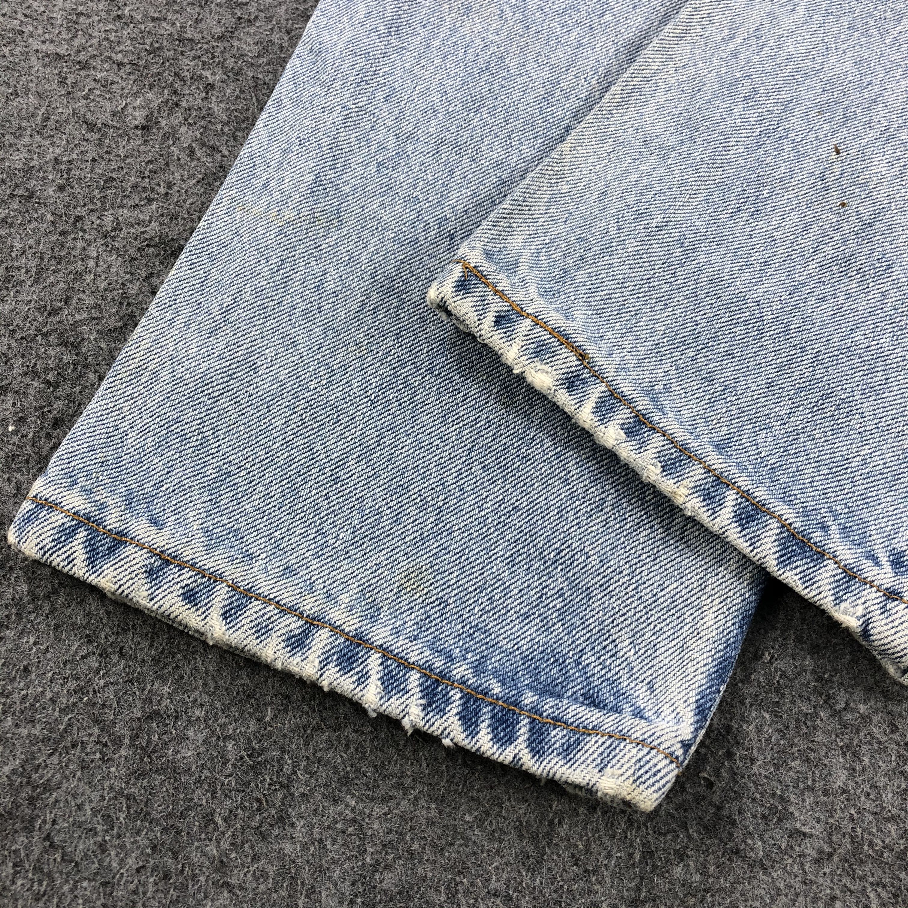 Levi's 90s Vintage Blue Wash Levis 550 Jeans-J1465 Size US 34 / EU 50 - 6 Thumbnail