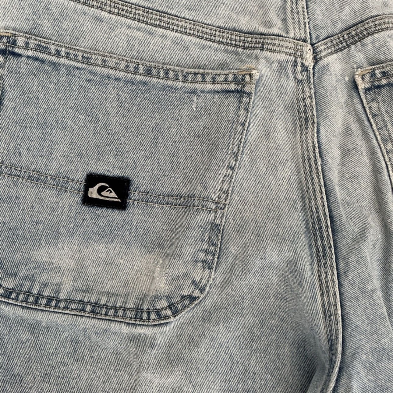 Vintage Y2K 90s Quiksilver QuikJean WideJean Baggy Shorts Size 36 Size US 34 / EU 50 - 6 Thumbnail