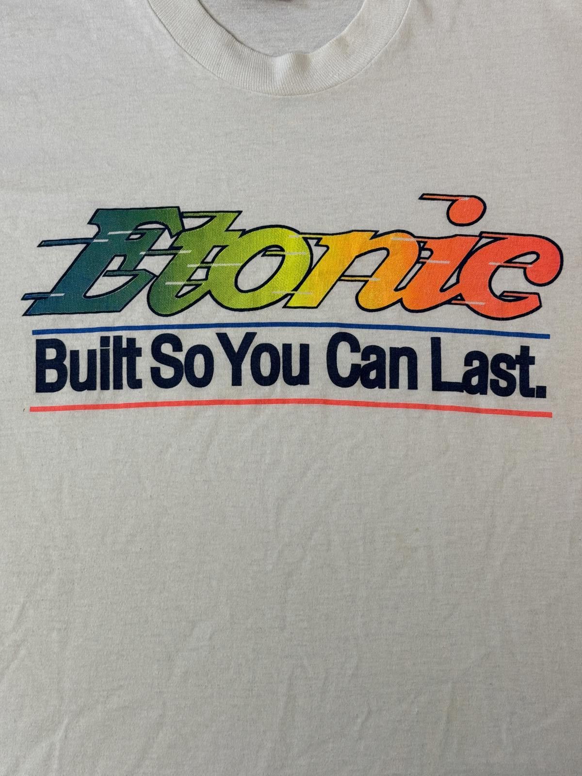 Other VTG Etonic Shoes T-shirt Built So You Can Last 80s Tee XL Size US XL / EU 56 / 4 - 3 Thumbnail