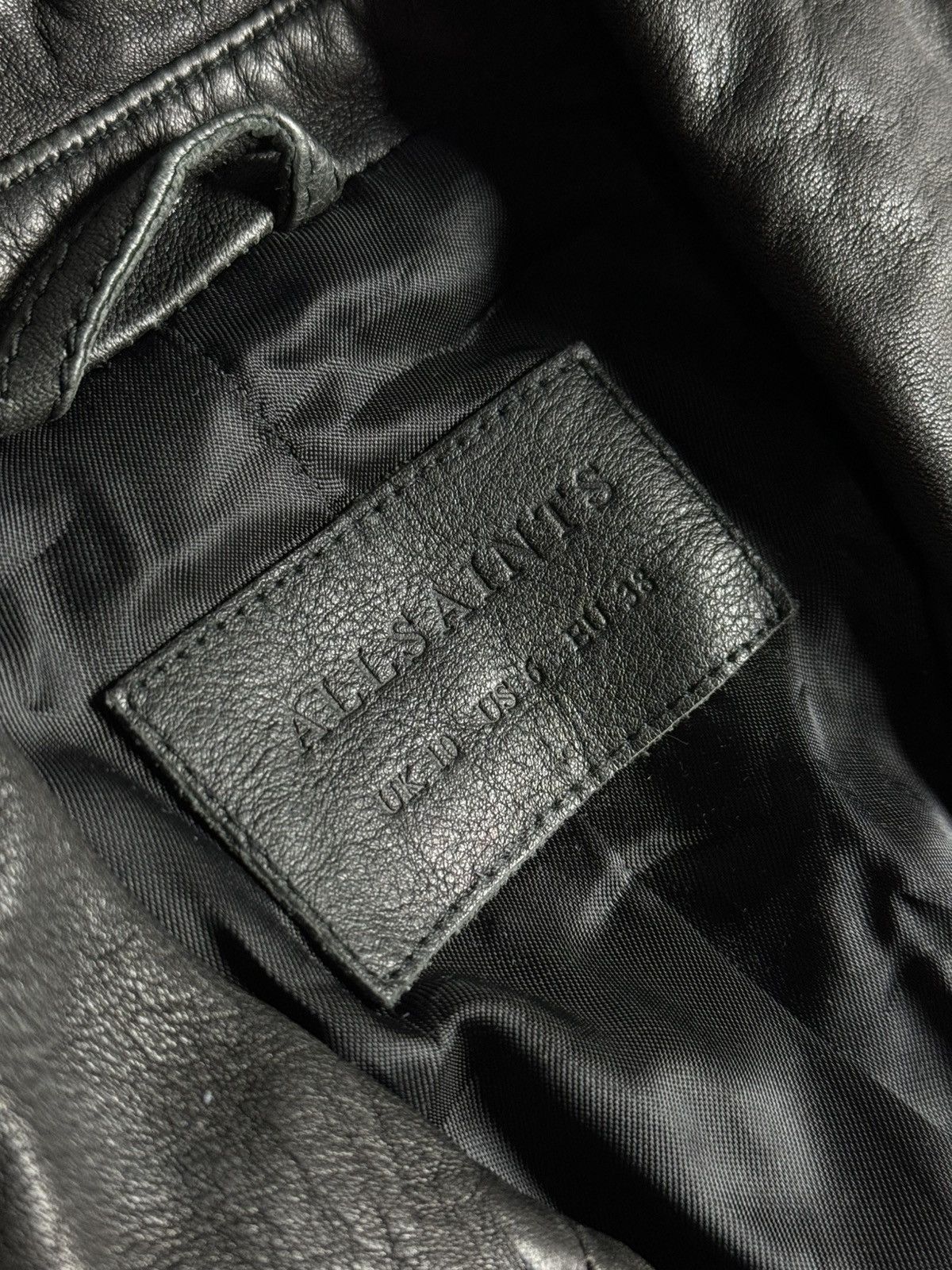 Allsaints × Genuine Leather Allsaints Rampones Leather Jacket Size M / US 6-8 / IT 42-44 - 5 Thumbnail