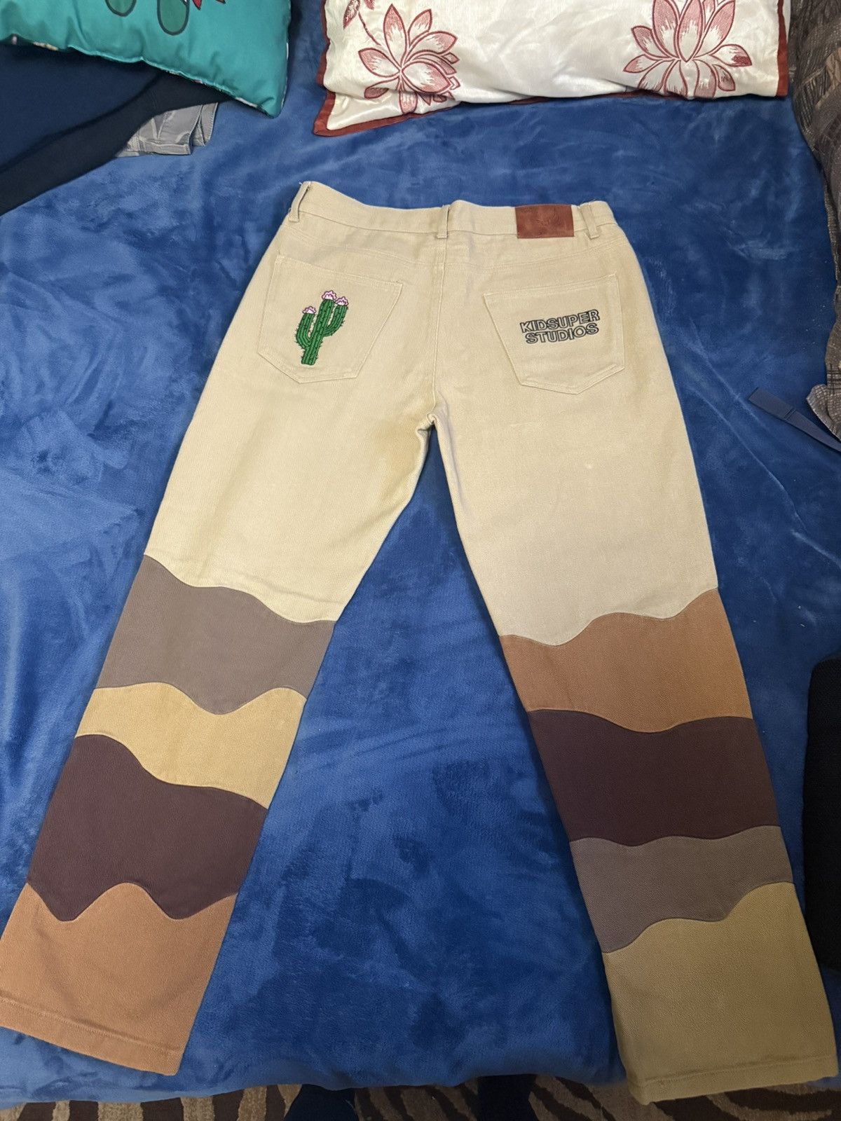 KidSuper KidSuper Vintage Desert patchwork cactus pants Size US 32 / EU 48 - 6 Thumbnail