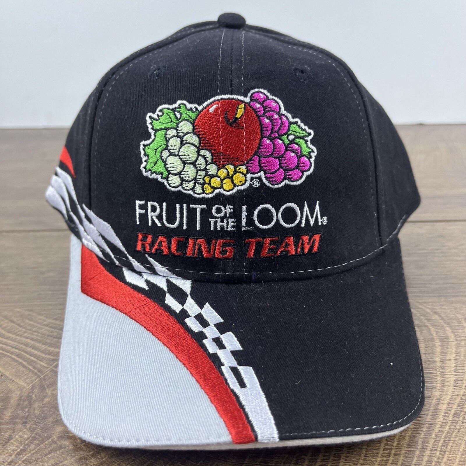 Other Fruit of the Loom Racing 55 Hat Black Hat Adjustable Hat Bla Size ONE SIZE - 5 Thumbnail