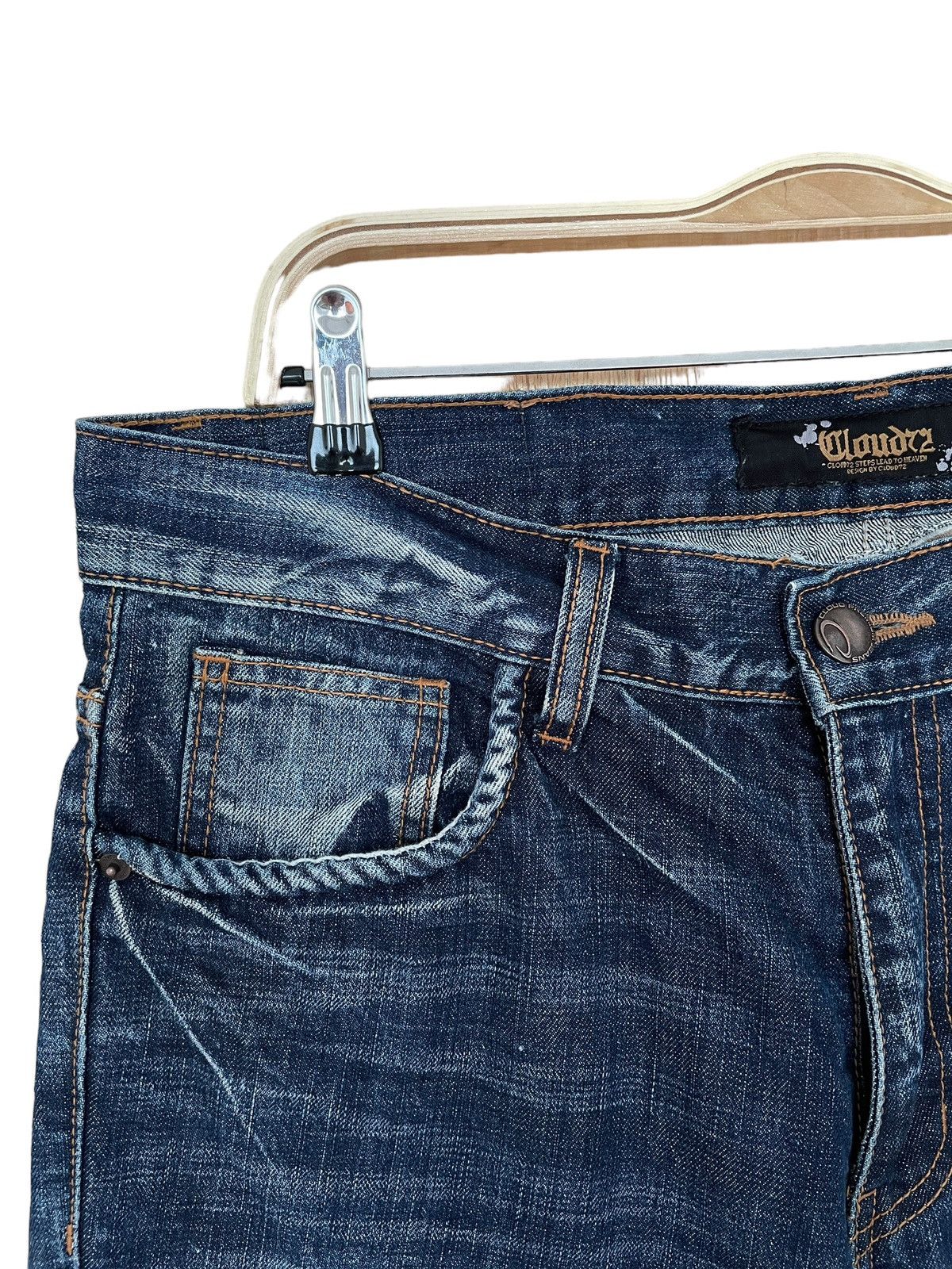 If Six Was Nine × Japanese Brand × Le Grande Bleu (L.G.B.) Vintage Japanese Brand Cloudy 72 Jeans 2000s Size US 36 / EU 52 - 3 Thumbnail